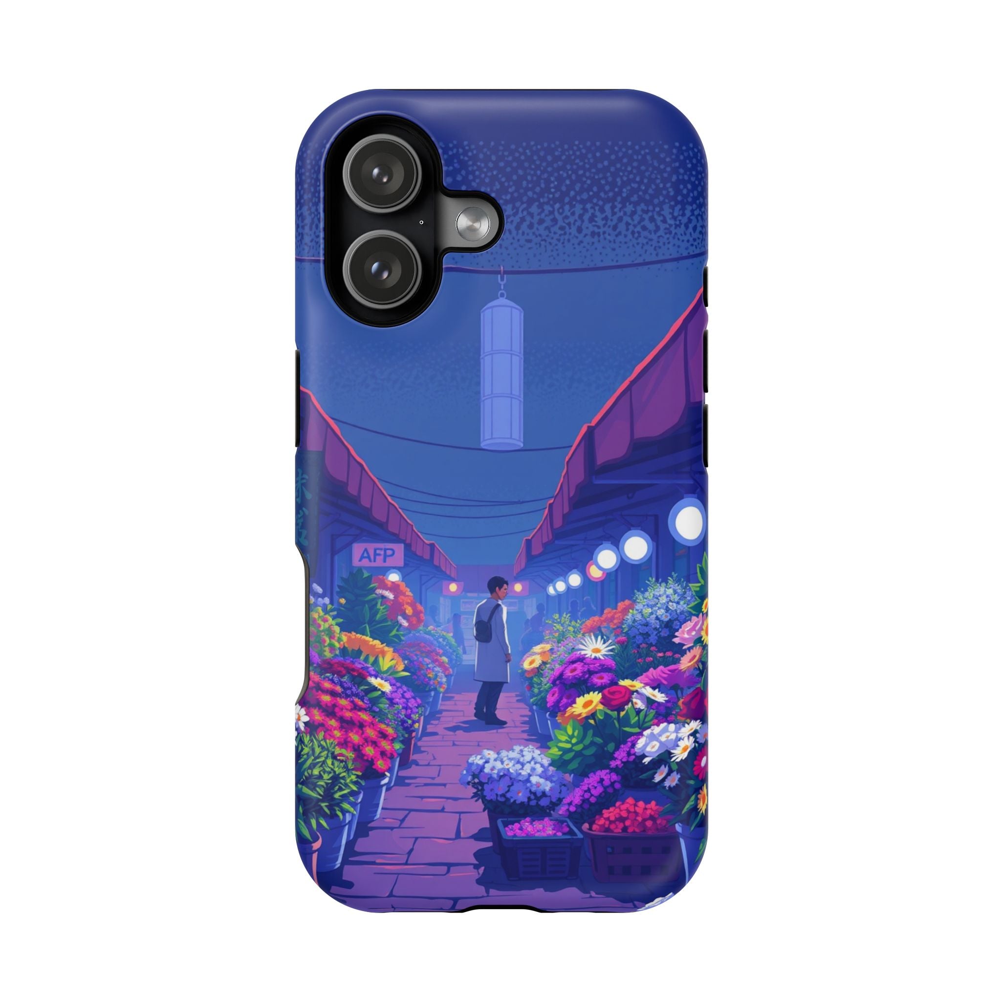 iPhone Flower Market Electric Art Bold Modern Everyday Snap Case · iPhone Case