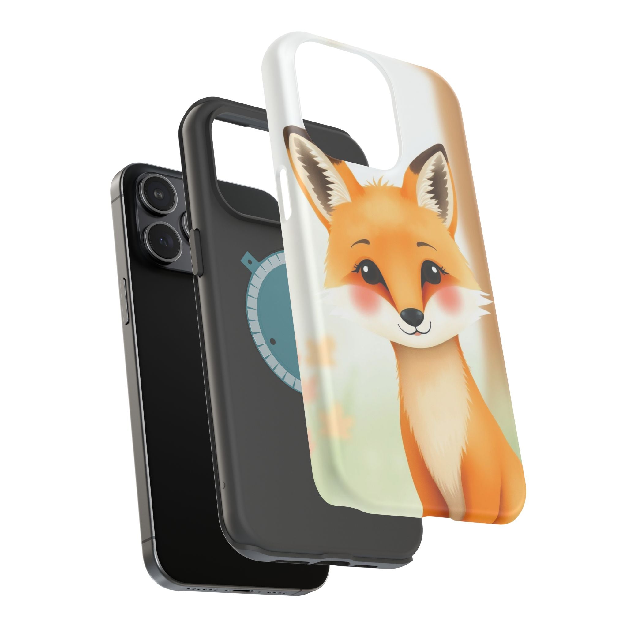 iPhone Watercolor Fox Portrait Kids Fun iPhone Phone Case Gift Slim · iPhone Cas