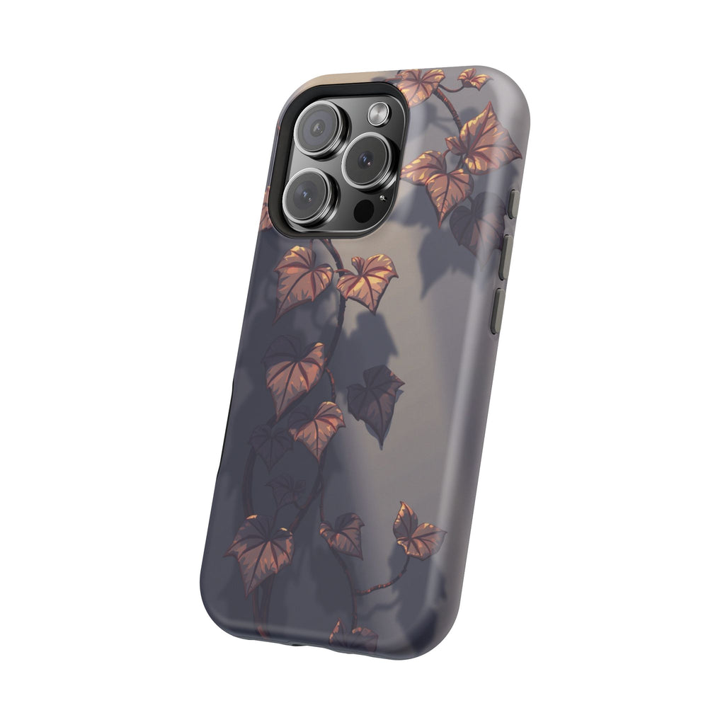 iPhone Charcoal And Copper Art Nouveau Vine Soft iPhone 13 Finish · iPhone Case