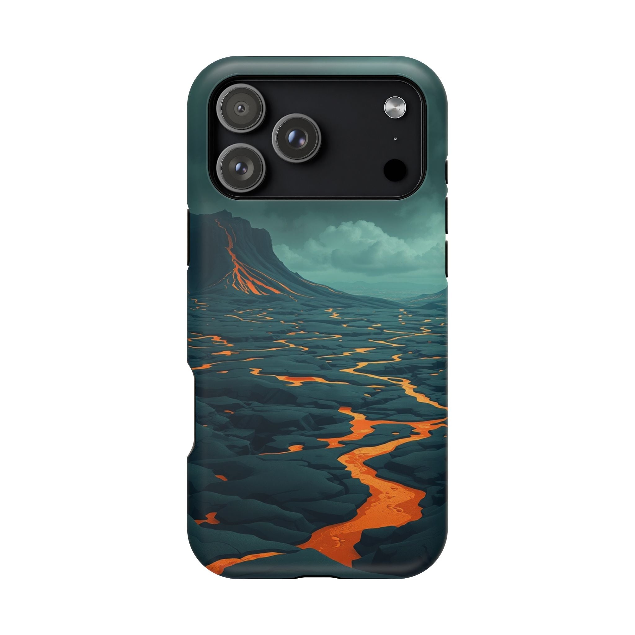 iPhone Radiant Lava Field Design 18 Slim Everyday Designer Case · iPhone Case