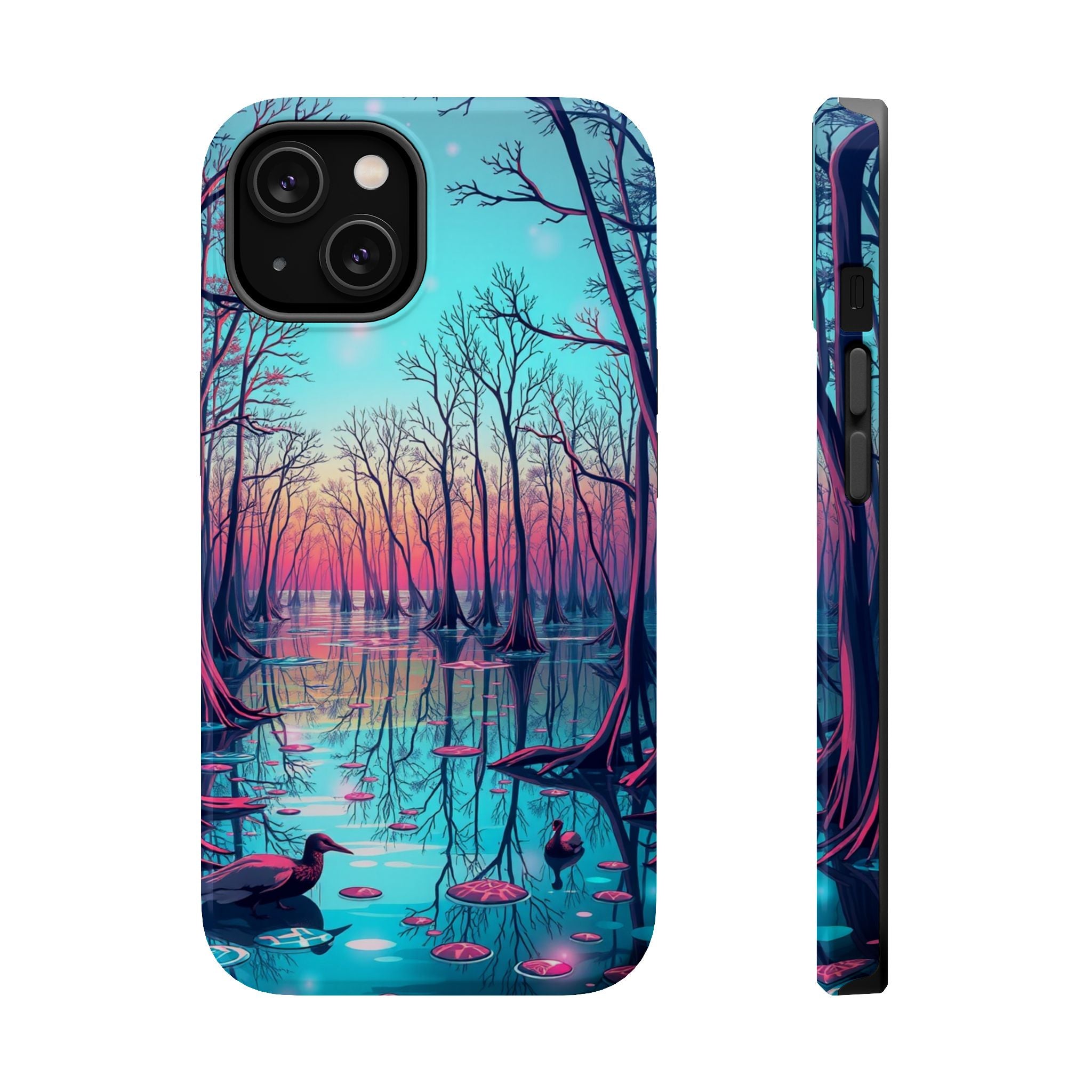 iPhone Cypress Swamp Holographic Iridescent Slim iPhone Everyday · iPhone Case