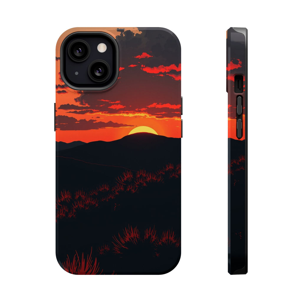 iPhone Mesa Sunset Cinematic Art Bold Modern Everyday Snap Case · iPhone Case