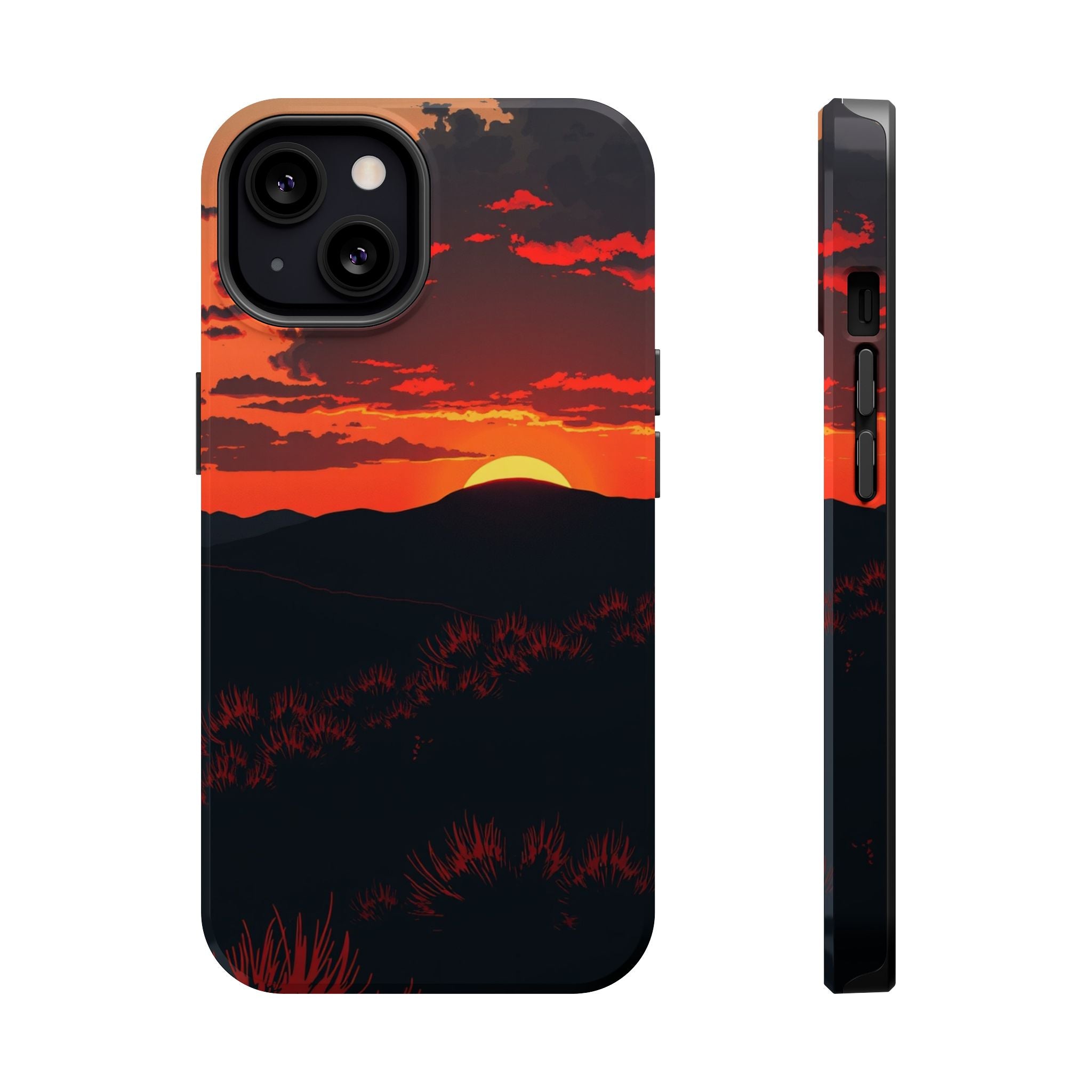 iPhone Mesa Sunset Cinematic Art Bold Modern Everyday Snap Case · iPhone Case
