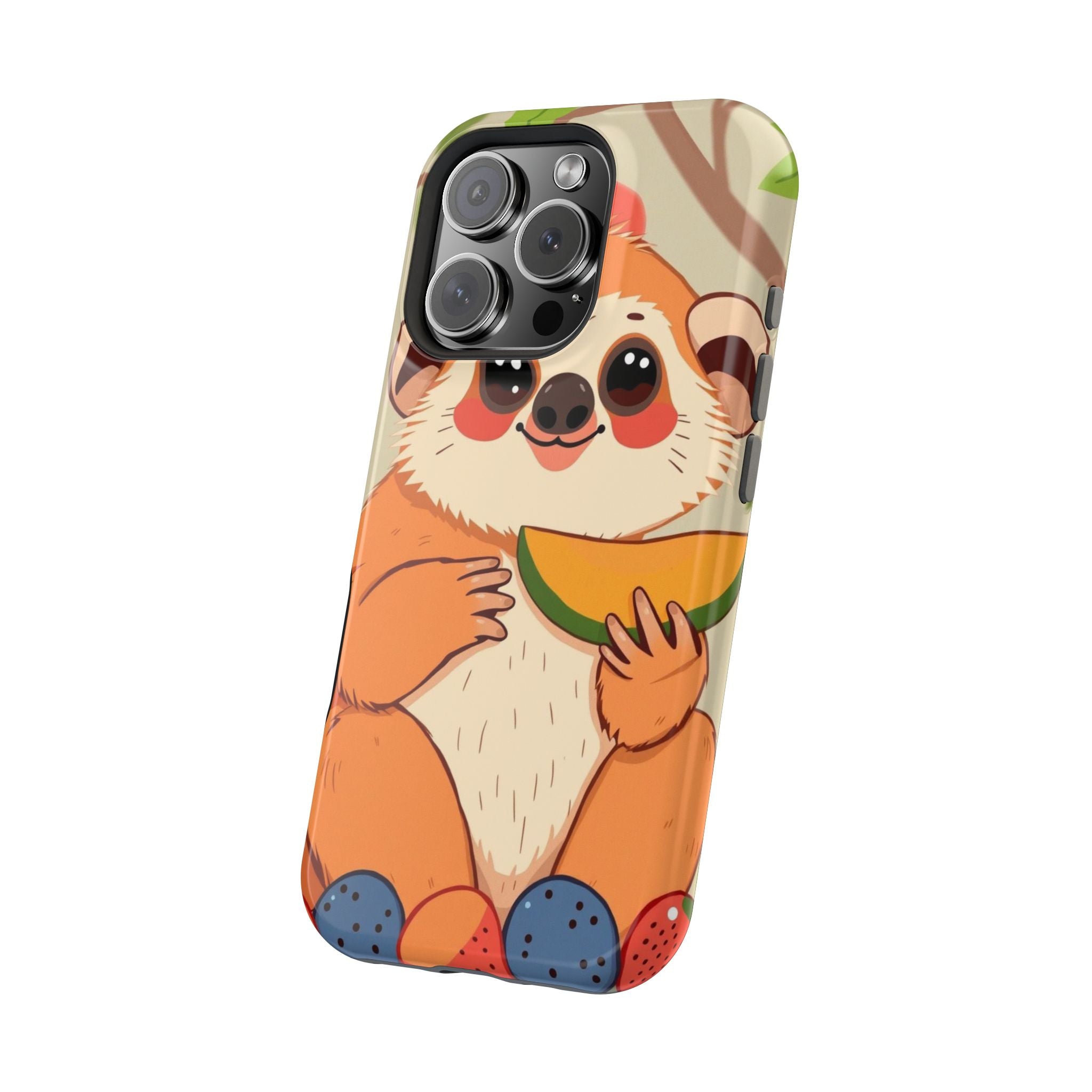 iPhone Slow Loris with Fruit Kids Fun iPhone Phone Case Gift Slim · iPhone Case
