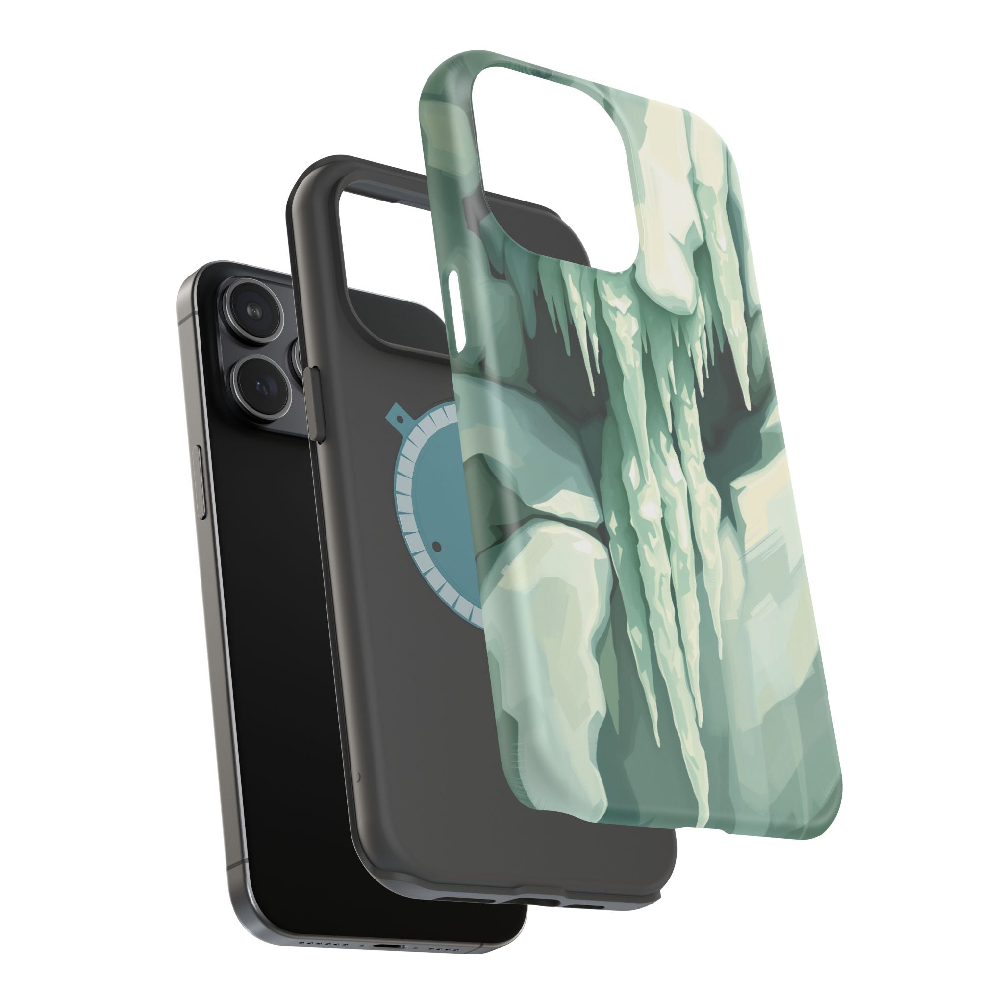 iPhone Earthy Icicle Formation Design Slim Everyday Designer Case · iPhone Case