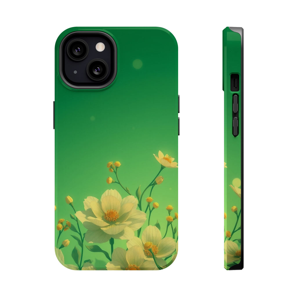 iPhone Vibrant Floral Ombre Design Bold Modern Everyday Snap Case · iPhone Case
