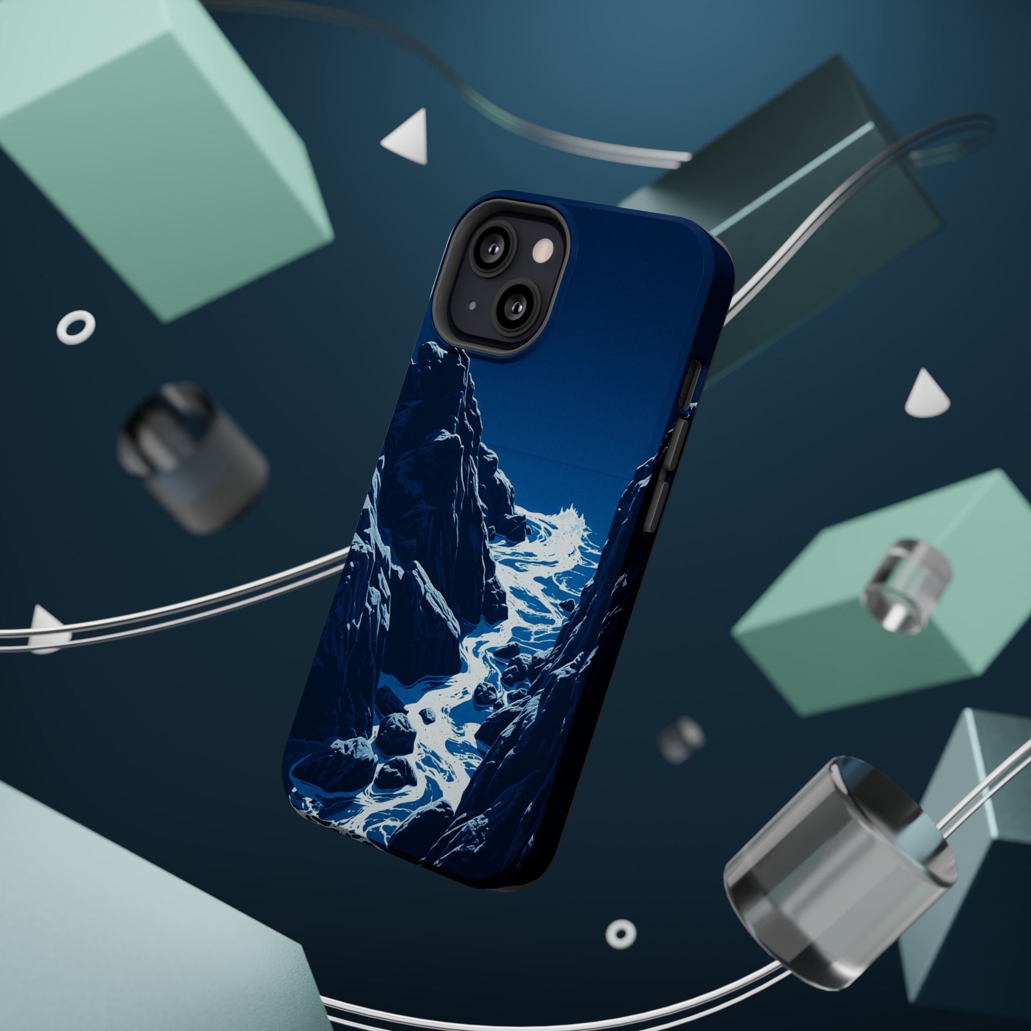 iPhone Serene Rocky Coastline Design Slim Everyday iPhone 19 Designer · iPhone C