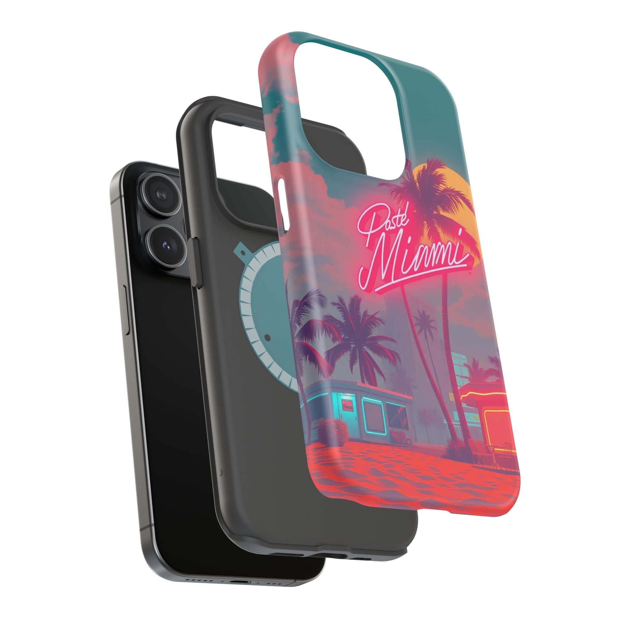 iPhone 1980s Pastel Miami Enchanted Art Slim Everyday Designer Case · iPhone Cas