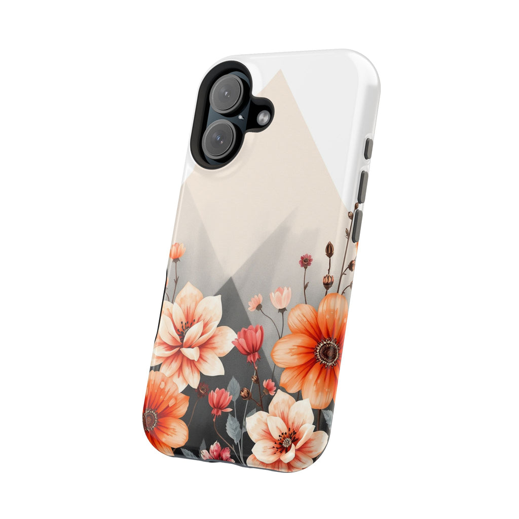 iPhone Floral Geometric Vibrant Design Slim Snap Case · iPhone Case