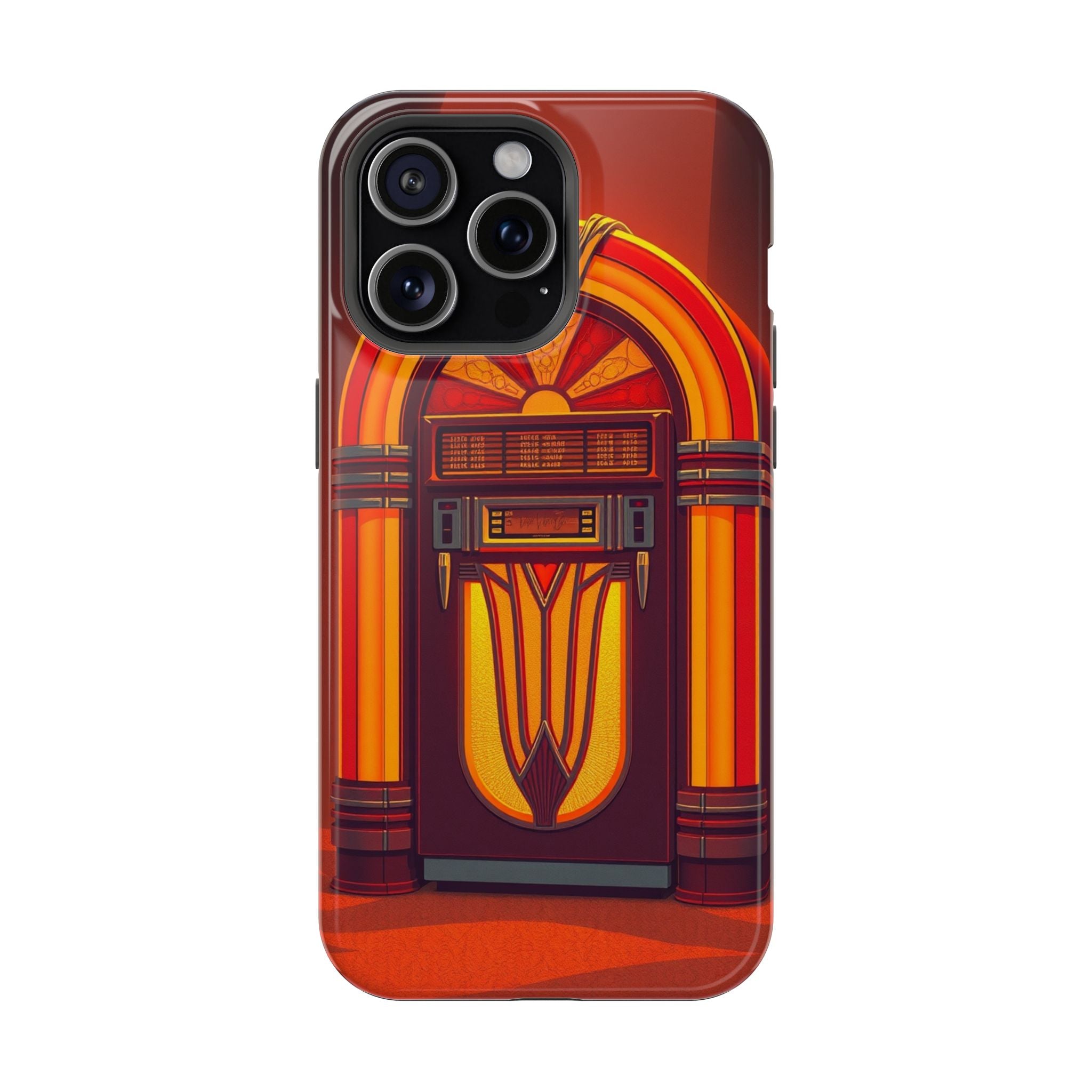 iPhone Jukebox Glow Pop Art Bold Bold Modern Everyday Snap Case · iPhone Case