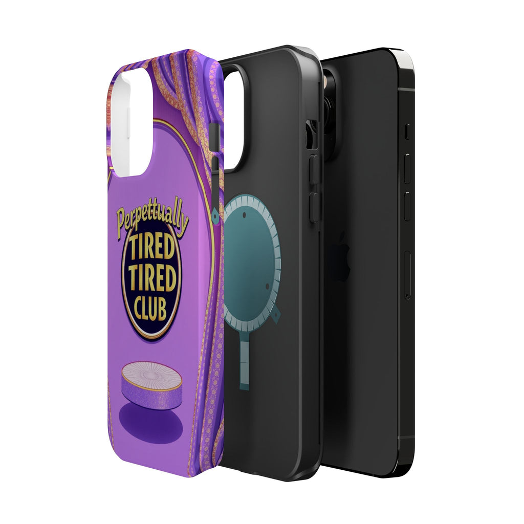 iPhone Perpetually Tired Club Bold Art Slim Everyday Designer Case · iPhone Case