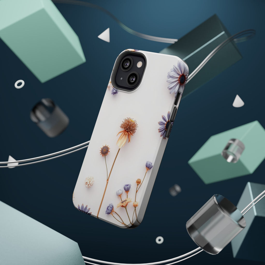 iPhone Dried Flower Flat Lay Bold Art Slim Everyday Designer Case · iPhone Case