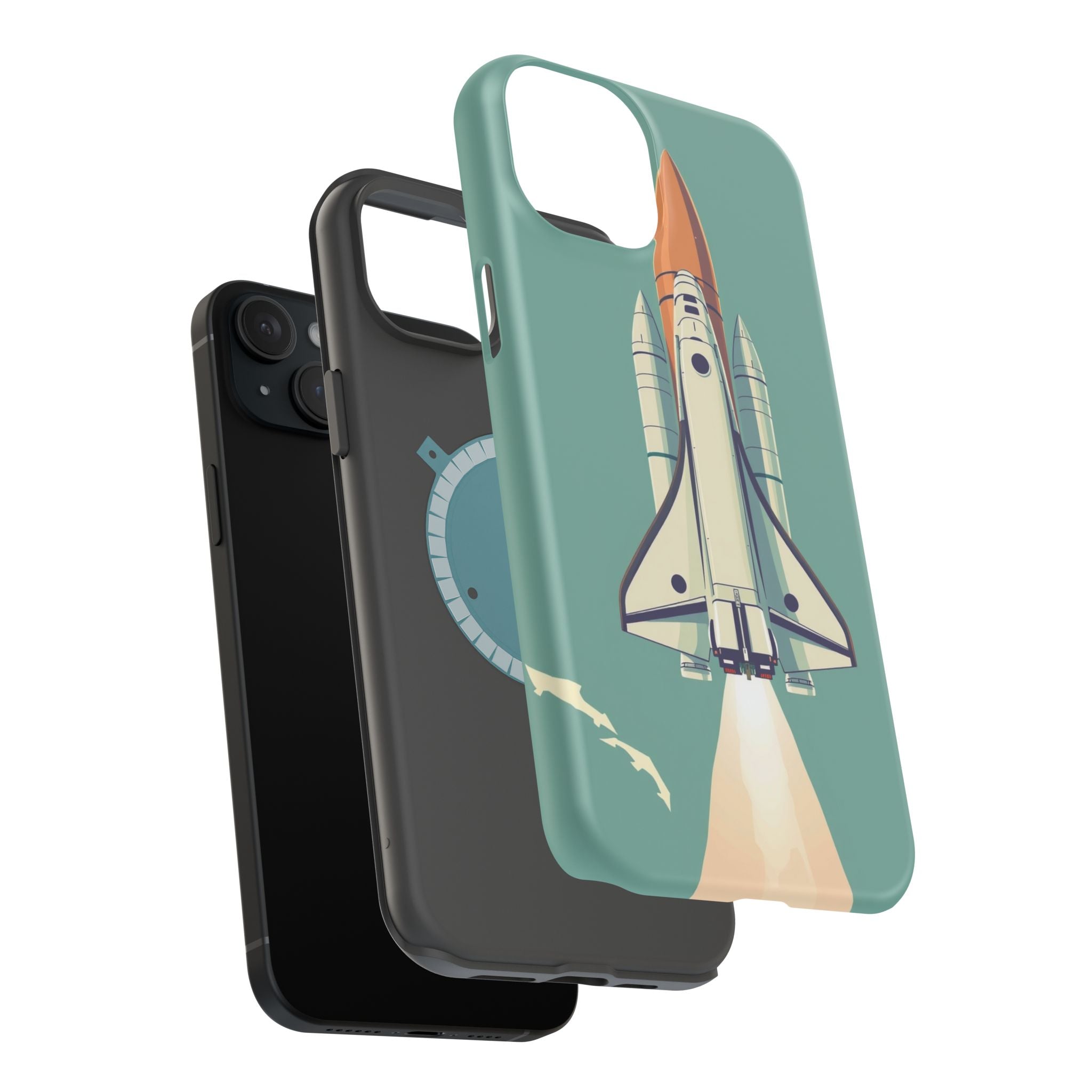 iPhone Retro Space Shuttle Cinematic Art Slim Everyday Designer Case · iPhone Ca