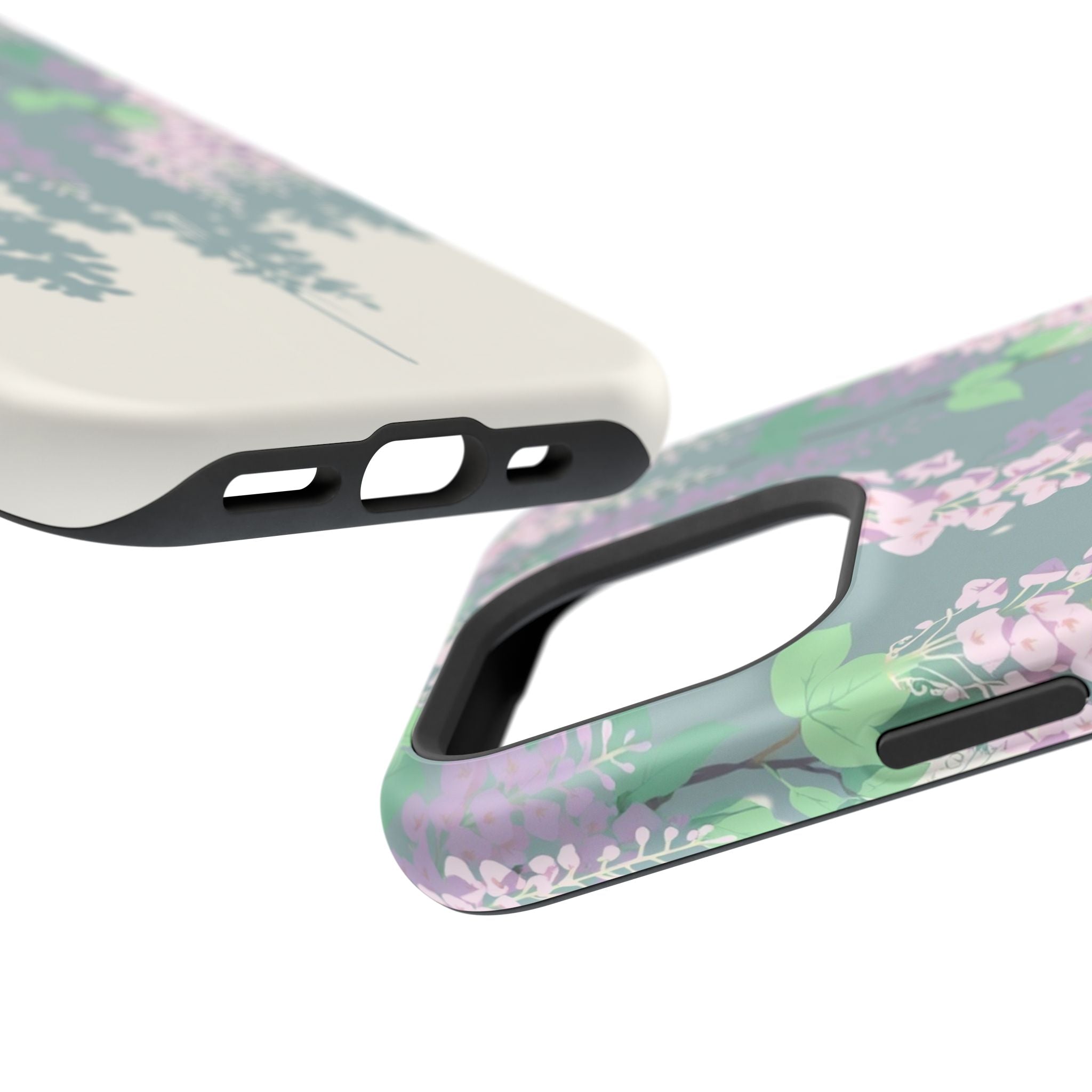iPhone Dreamy Wisteria Cascade Design Slim Everyday Designer Case · iPhone Case
