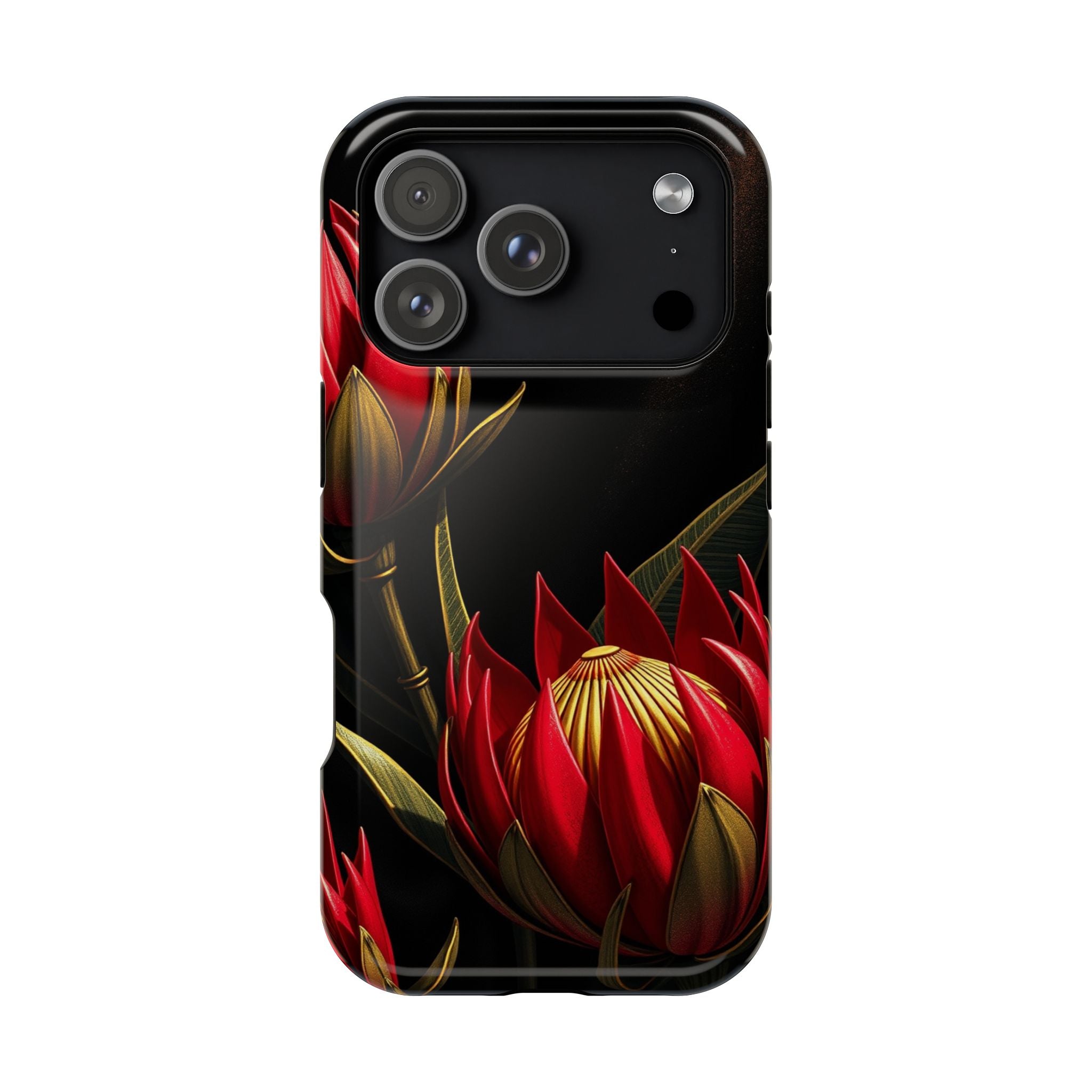 iPhone Protea Bold Gold Foil Luxury Slim Everyday Designer Case · iPhone Case
