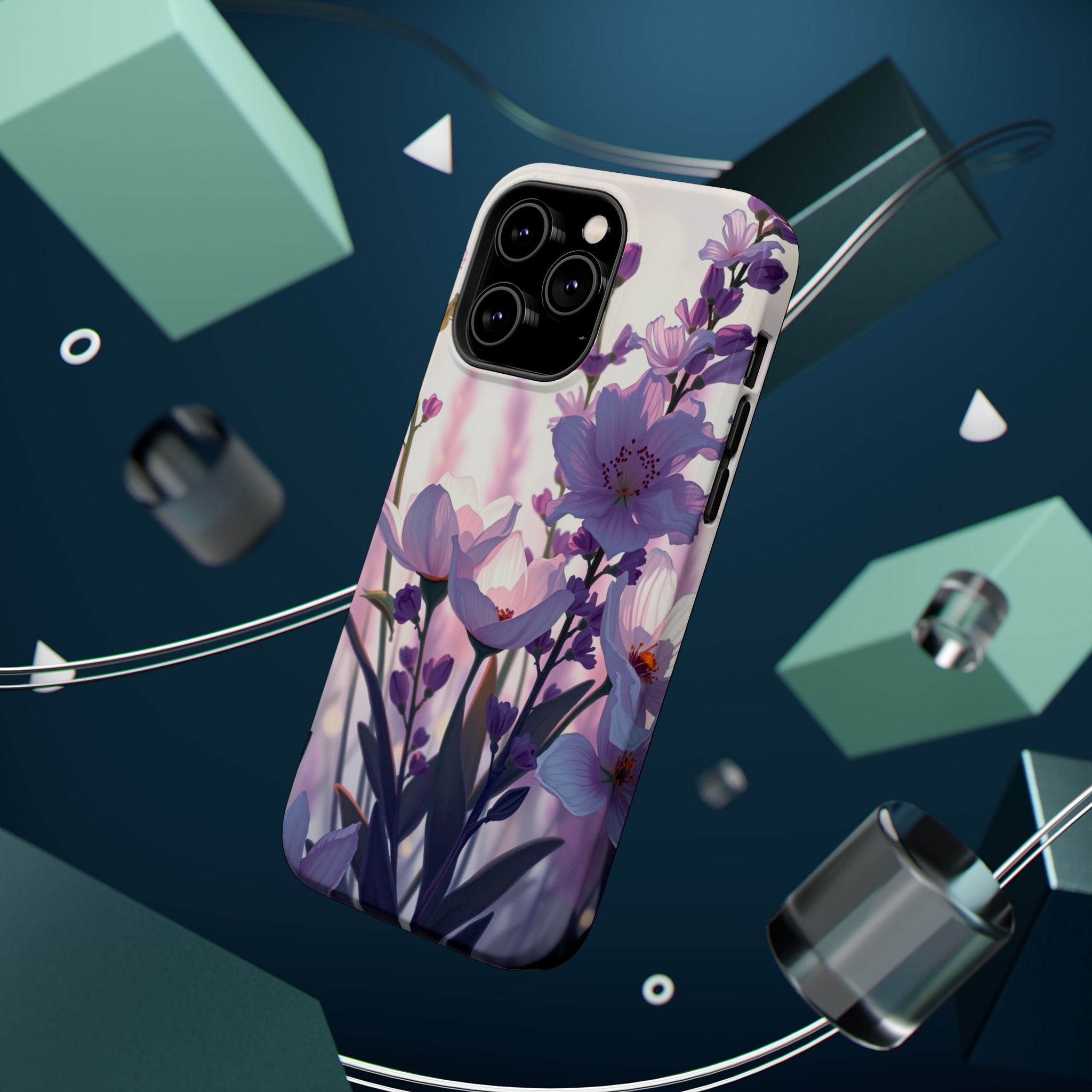 iPhone Floral Crown Cinematic Art Bold Modern Everyday Snap Case · iPhone Case