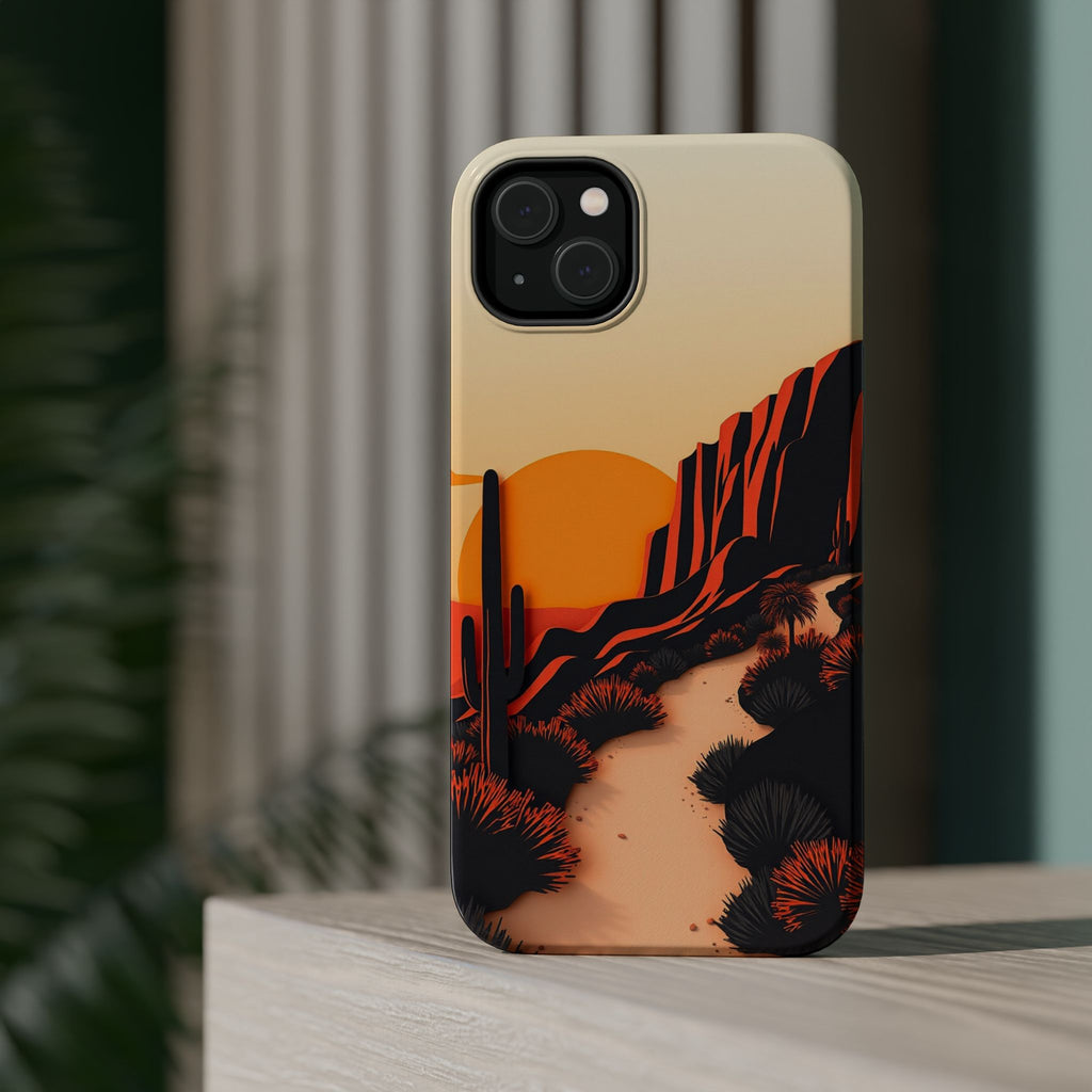 iPhone Serene Mesa Sunset Design 12 Slim Everyday Designer Case · iPhone Case