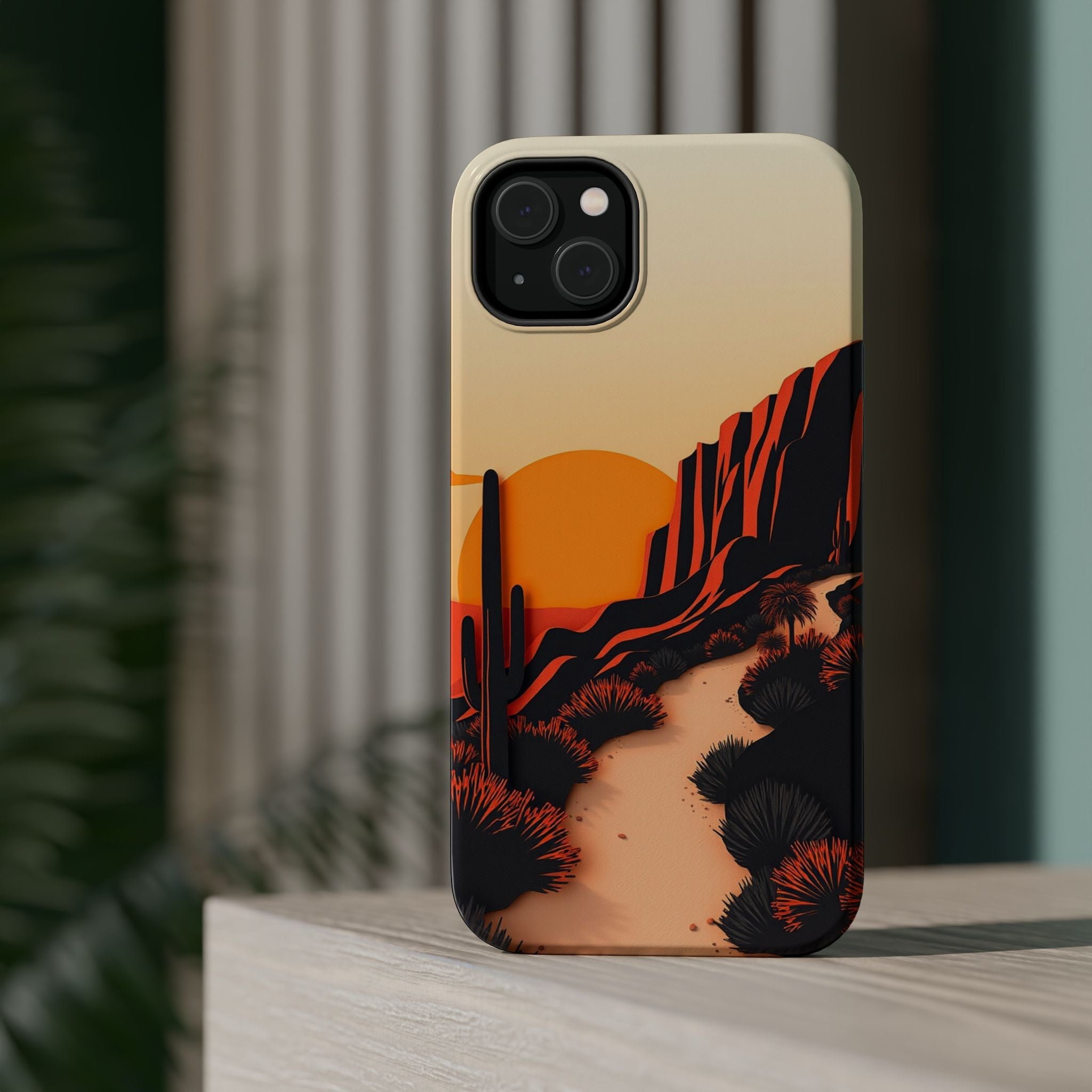 iPhone Serene Mesa Sunset Design 12 Slim Everyday Designer Case · iPhone Case