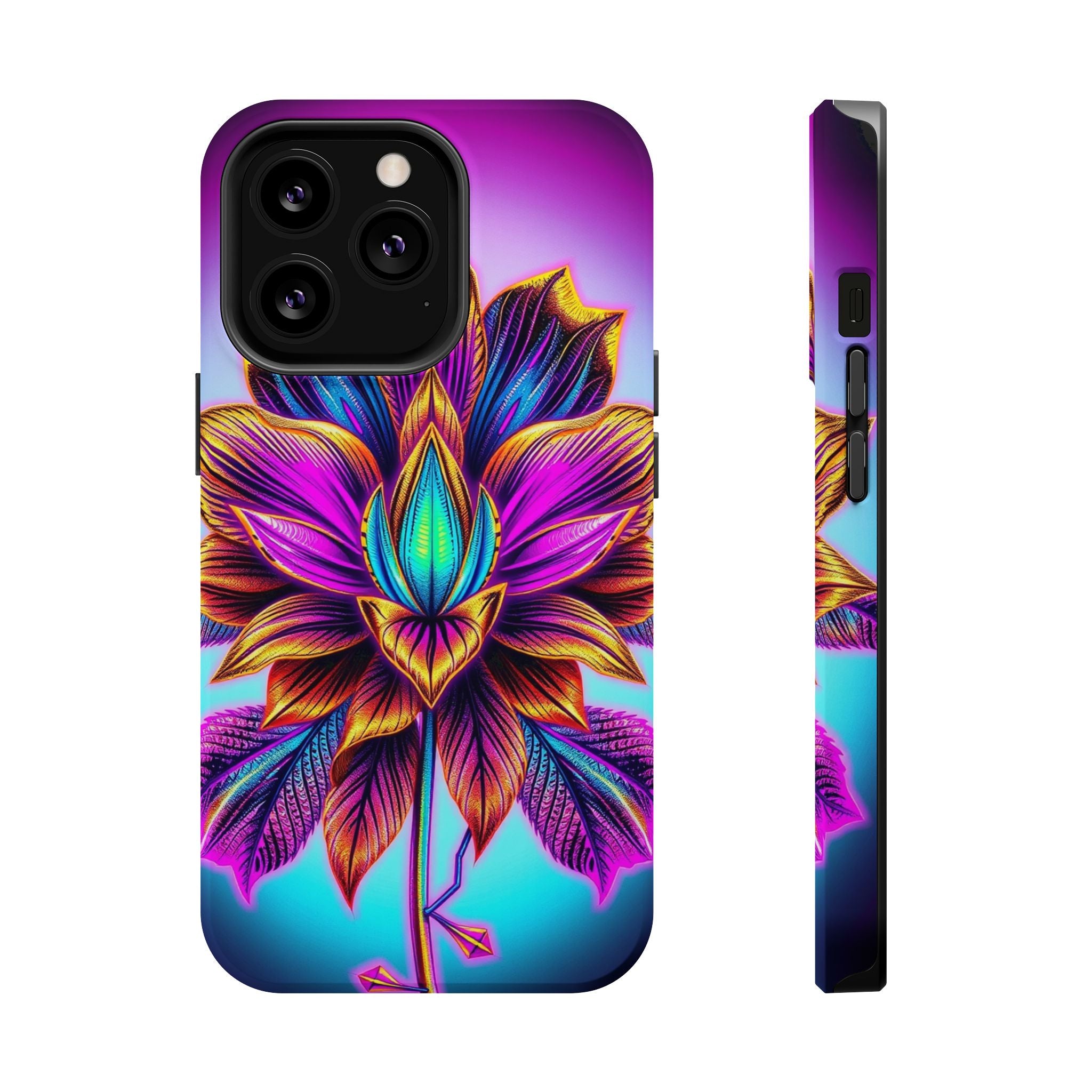 iPhone Floral Gold Foil Mystic Art Bold Modern Everyday Snap Case · iPhone Case