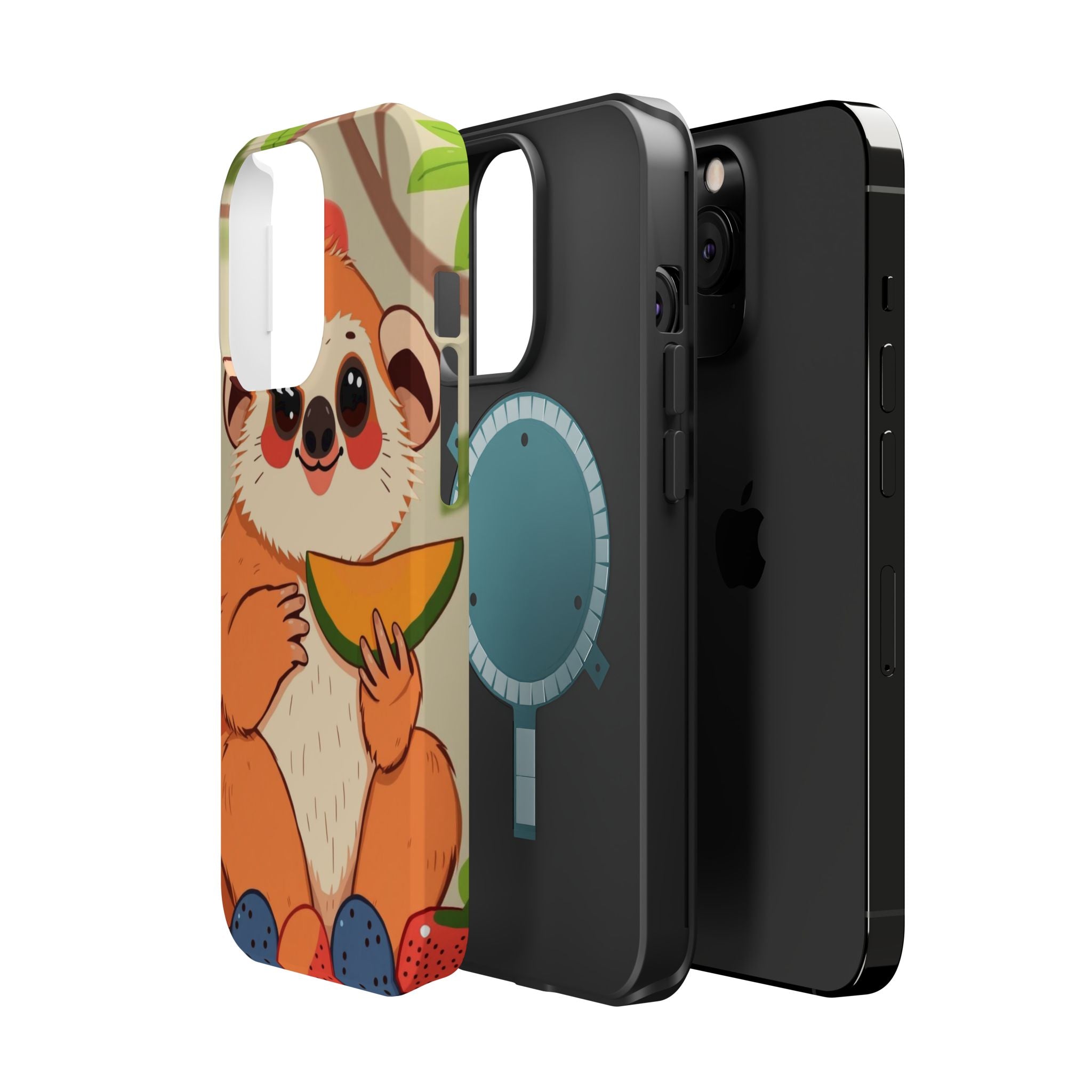 iPhone Slow Loris with Fruit Kids Fun iPhone Phone Case Gift Slim · iPhone Case