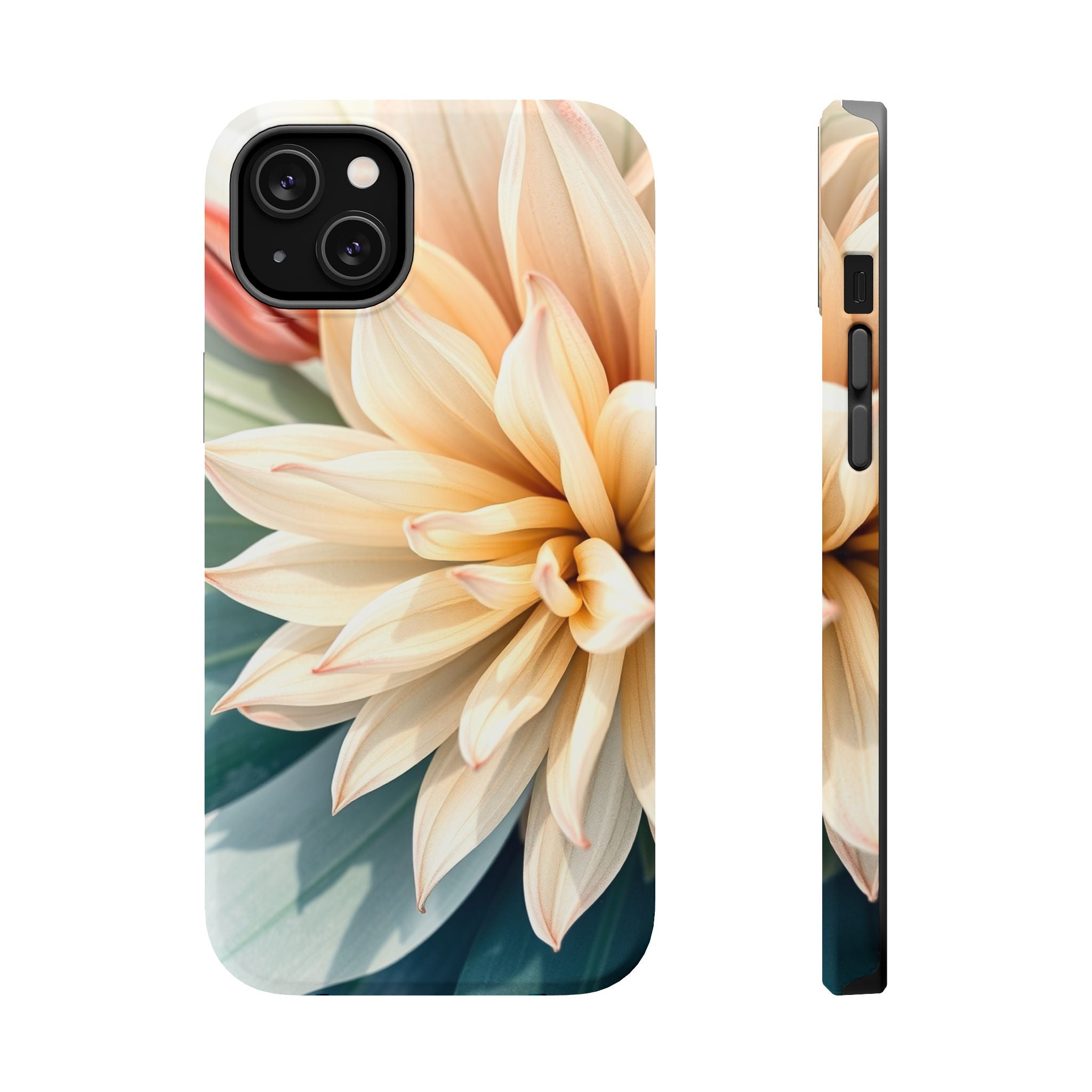 iPhone Neon Floral Radiant Design Clean Minimal Snap Case · iPhone Case