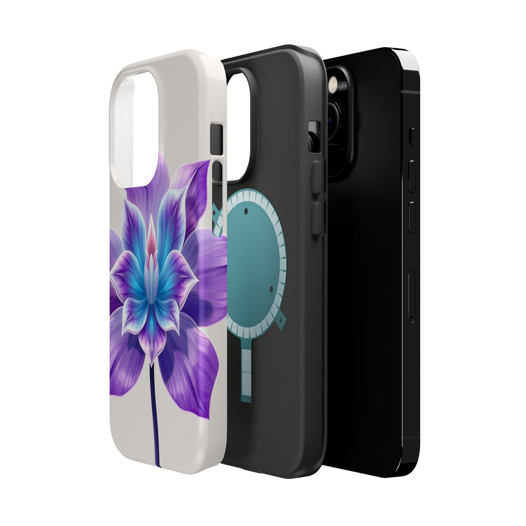 iPhone Dreamy Neon Floral Design 10 Slim Everyday Designer Case · iPhone Case