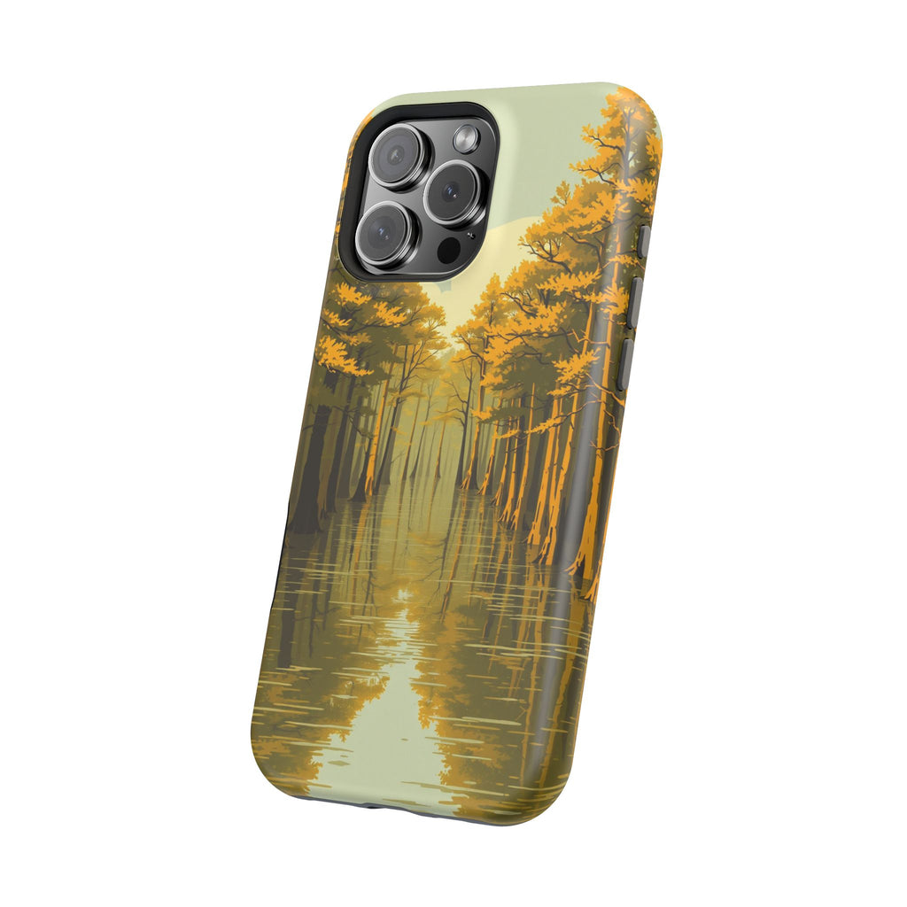 iPhone Cypress Swamp Enchanted Art Bold Modern Everyday Snap Case · iPhone Case