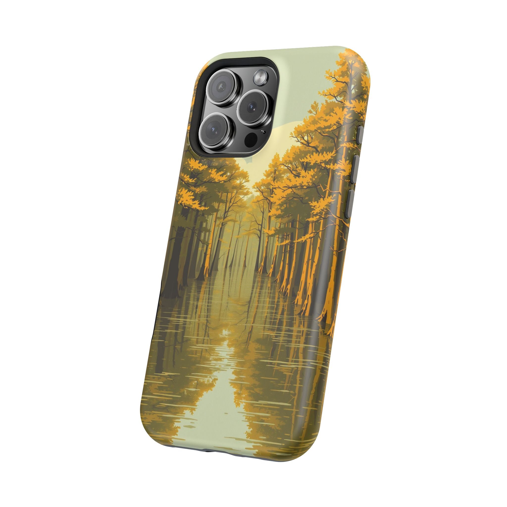 iPhone Cypress Swamp Enchanted Art Bold Modern Everyday Snap Case · iPhone Case