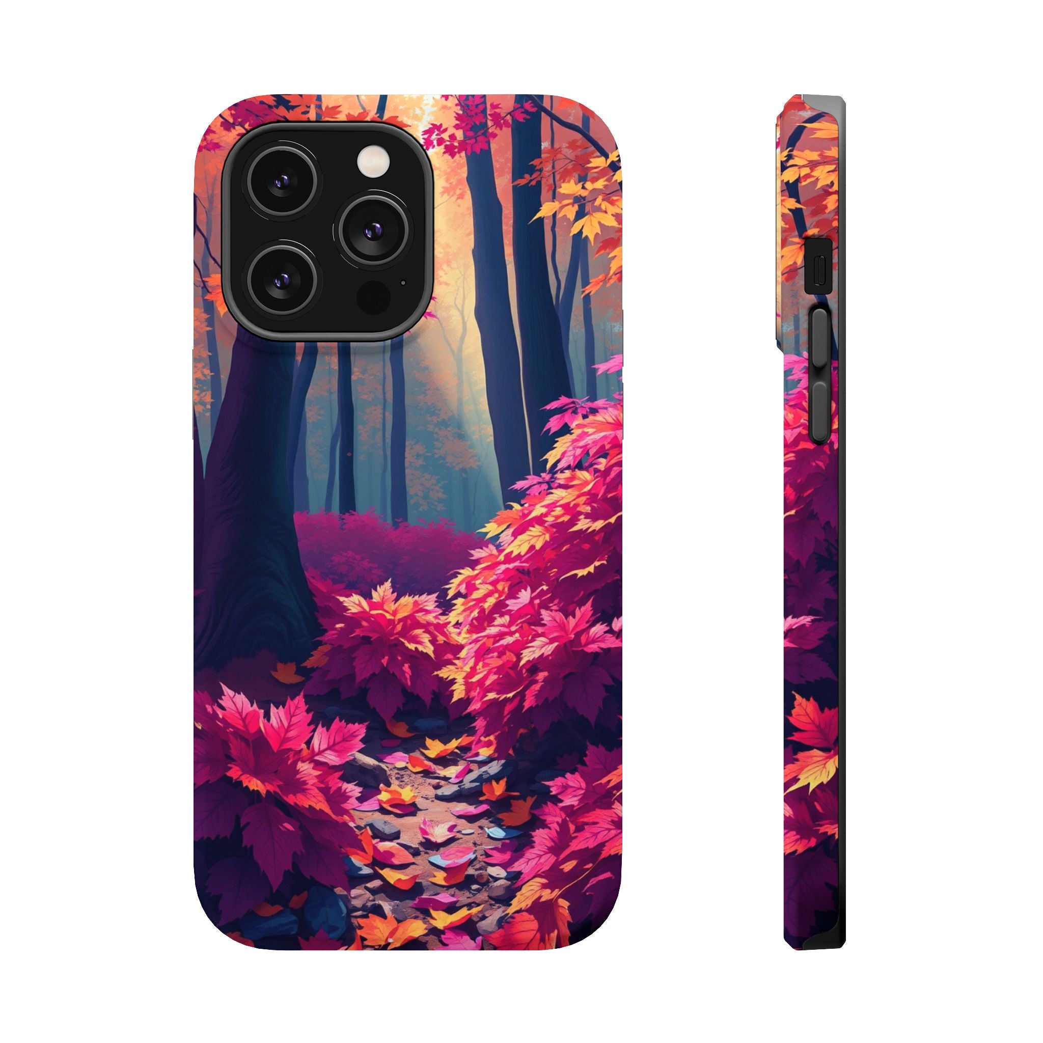 iPhone Earthy Autumn Forest Floor Design Slim Everyday iPhone Designer · iPhone