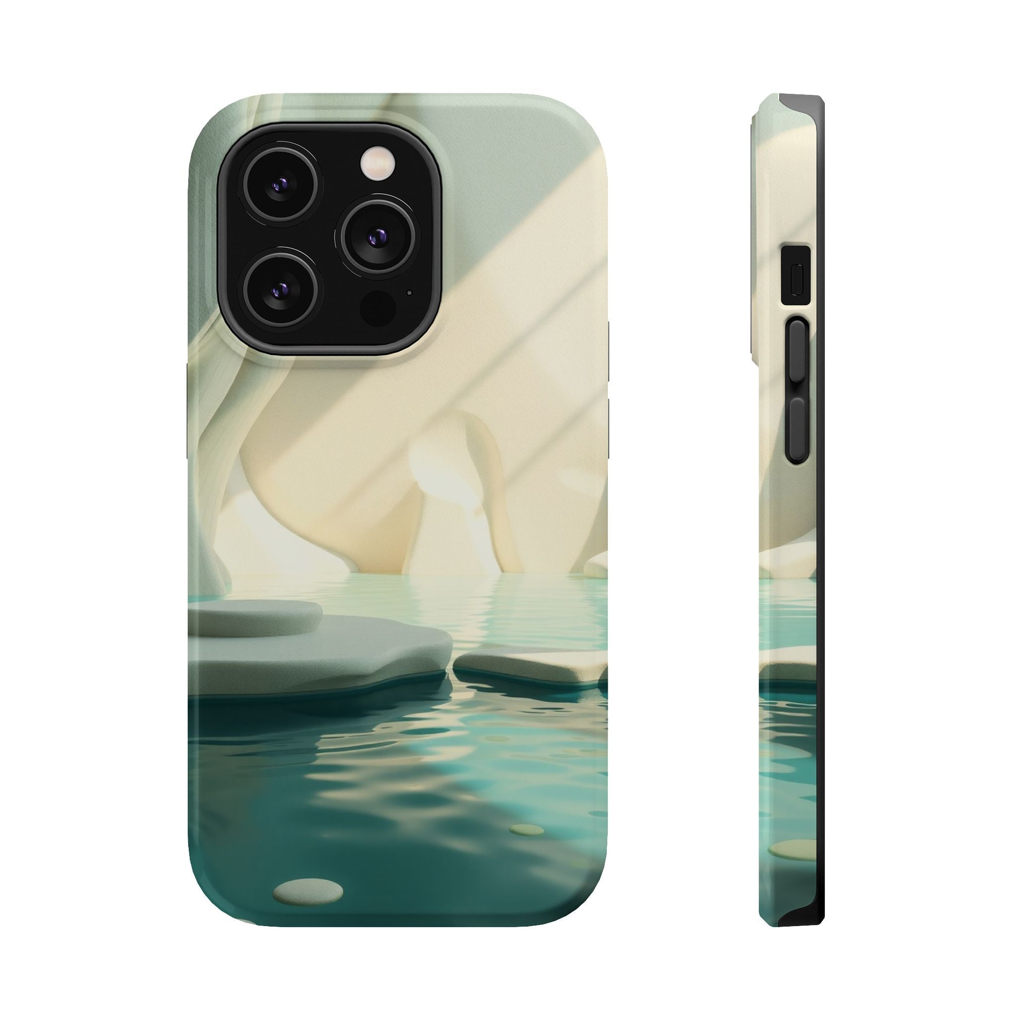 iPhone Tidal Pool 3D Digital Slim Everyday Designer Case · iPhone Case