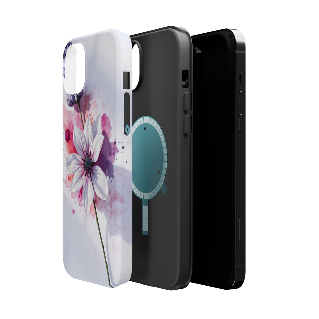 iPhone Floral Watercolor Splash Bold Art Slim Everyday iPhone 15 · iPhone Case