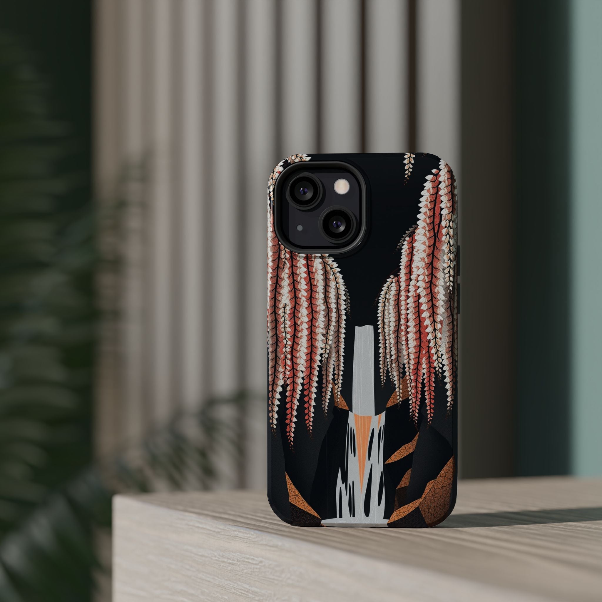 iPhone Earthy Wisteria Cascade Design Slim Everyday iPhone 10 Designer · iPhone
