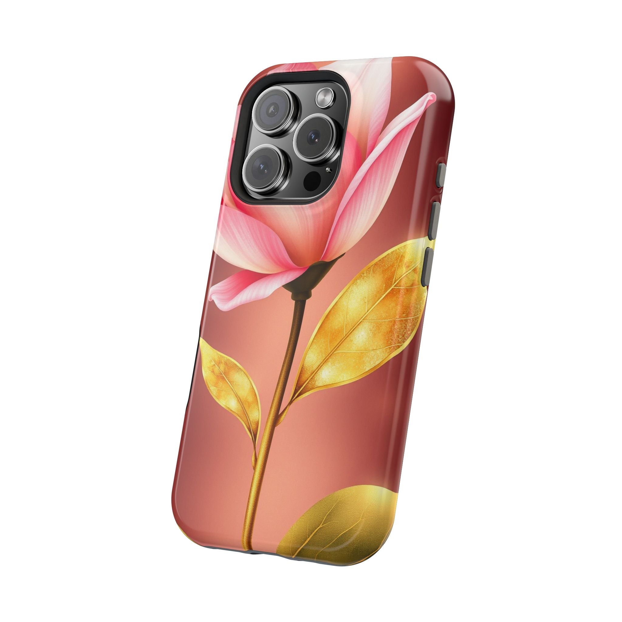 iPhone Dreamy Bloom and Leaf Design 14 Slim Everyday Designer Case · iPhone Case