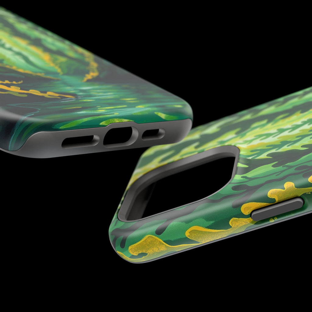 iPhone Kelp Forest Oil Painting Impressionist Slim iPhone Everyday · iPhone Case
