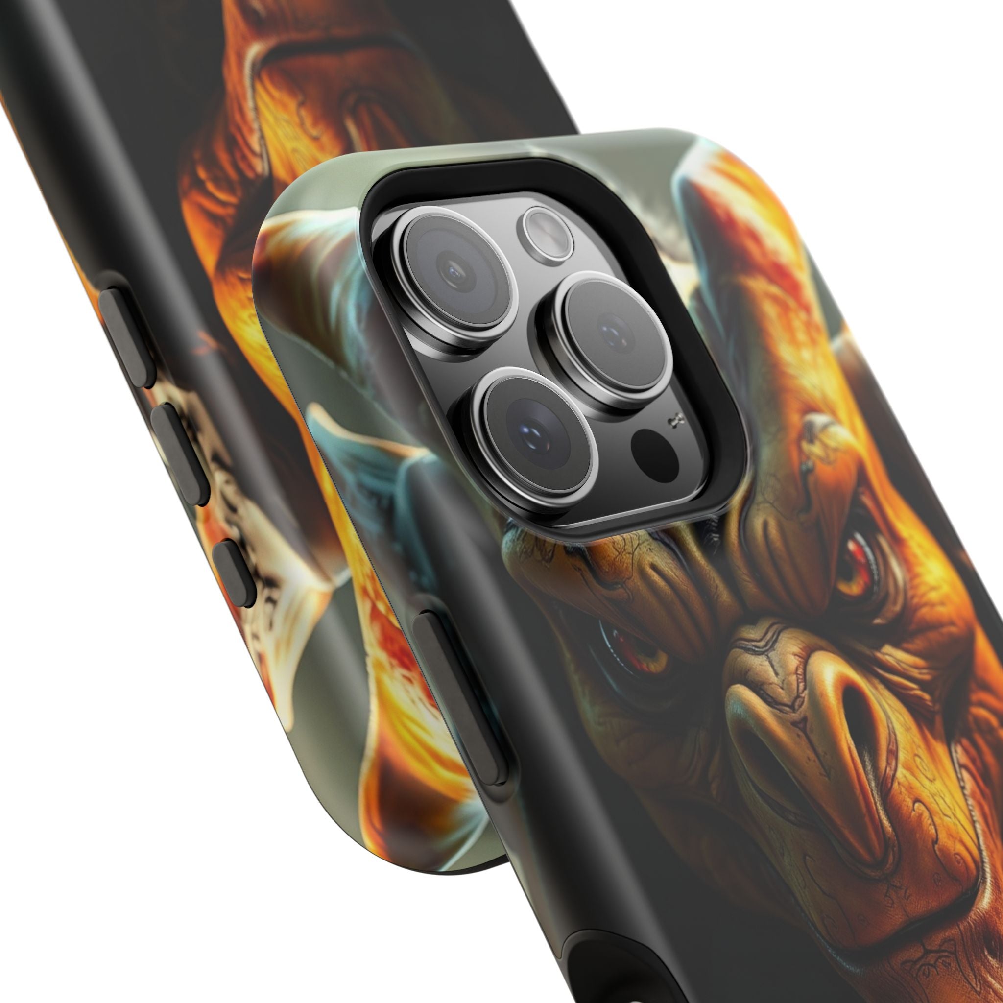 iPhone Mustard And Rust Goblin Mode Activated Slim Everyday Designer Case · iPho