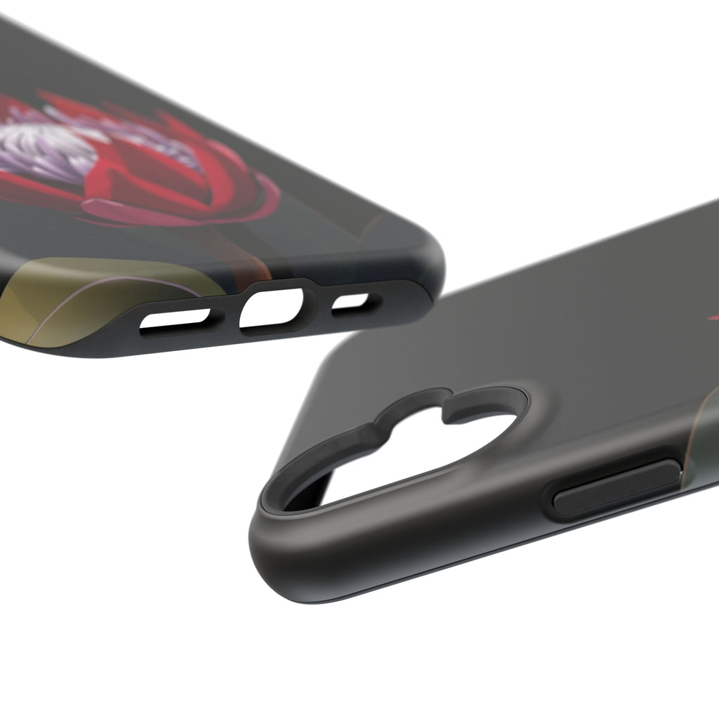 iPhone Black And Crimson Protea Bold Slim Everyday Designer Case · iPhone Case
