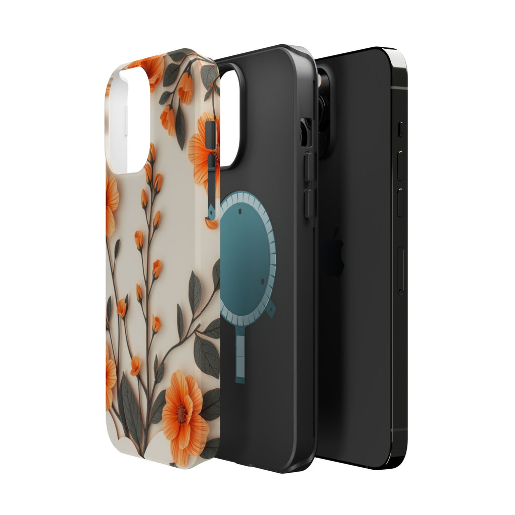 iPhone Vintage Botanical Print Paper Cut Art Slim iPhone Everyday · iPhone Case