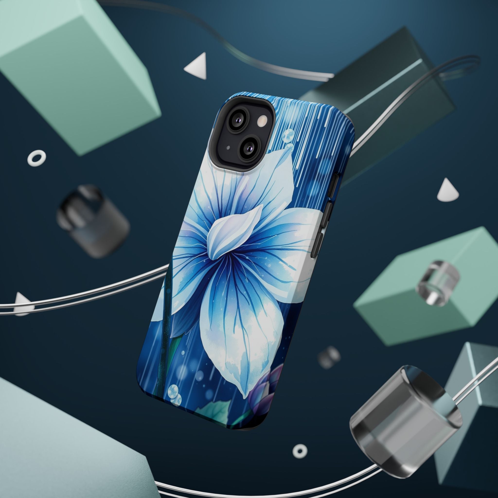 iPhone Spring Shower Bloom Electric Art Slim Everyday Designer Case · iPhone Cas