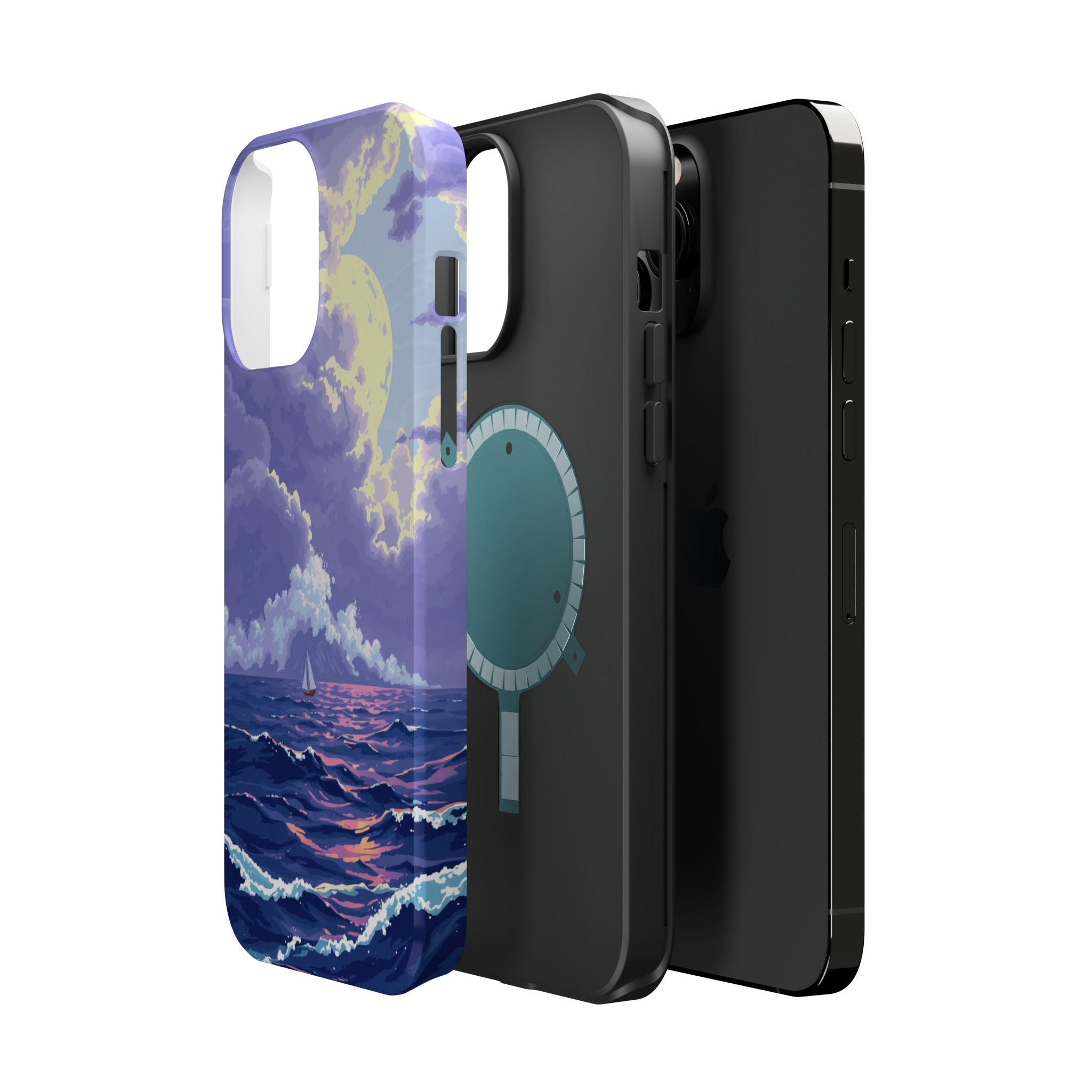 iPhone Storm at Sea Enchanted Art 13 Slim Everyday Designer Case · iPhone Case