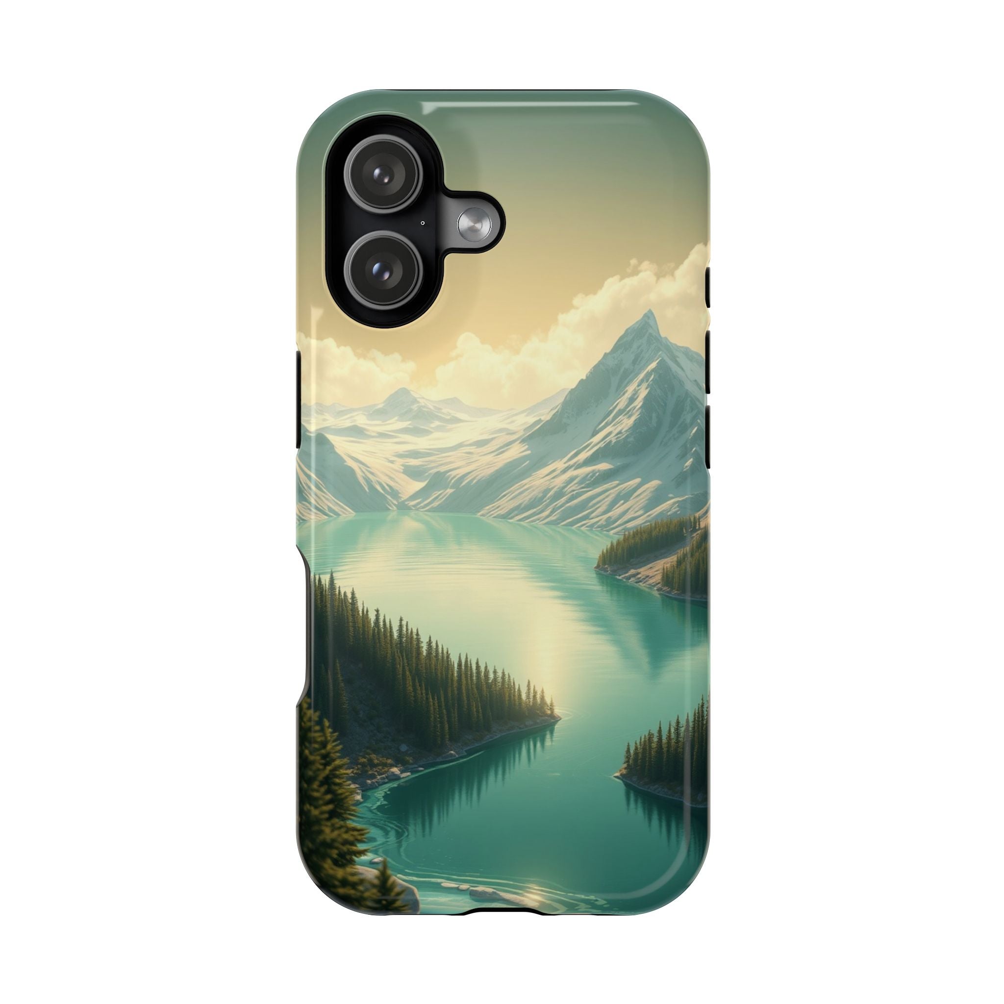 iPhone Glacier Lake Bold Art Slim Everyday Designer Case · iPhone Case