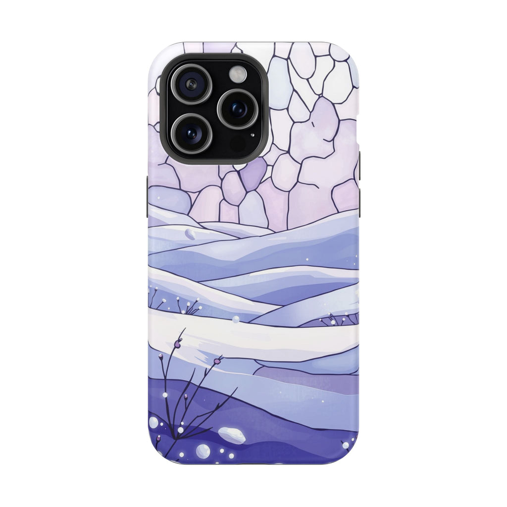 iPhone Snow Field Electric Art 11 Bold Modern Everyday Snap Case · iPhone Case