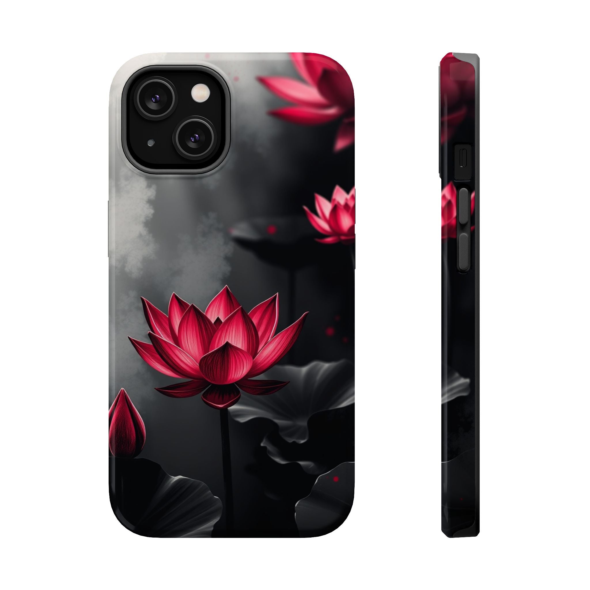 iPhone Lotus Pond Mystic Art 15 Slim Everyday Designer Case · iPhone Case