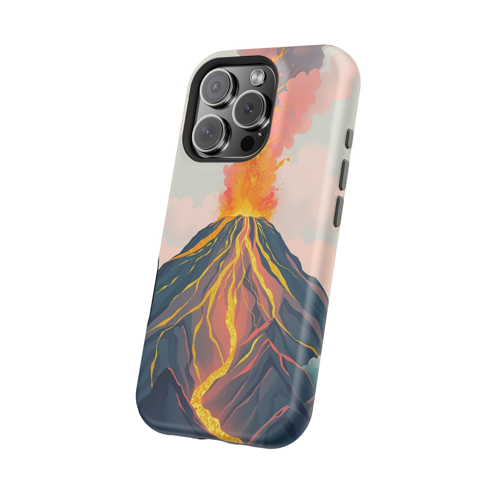 iPhone Volcanic Eruption Gold Foil Luxury Slim iPhone Everyday Designer · iPhone