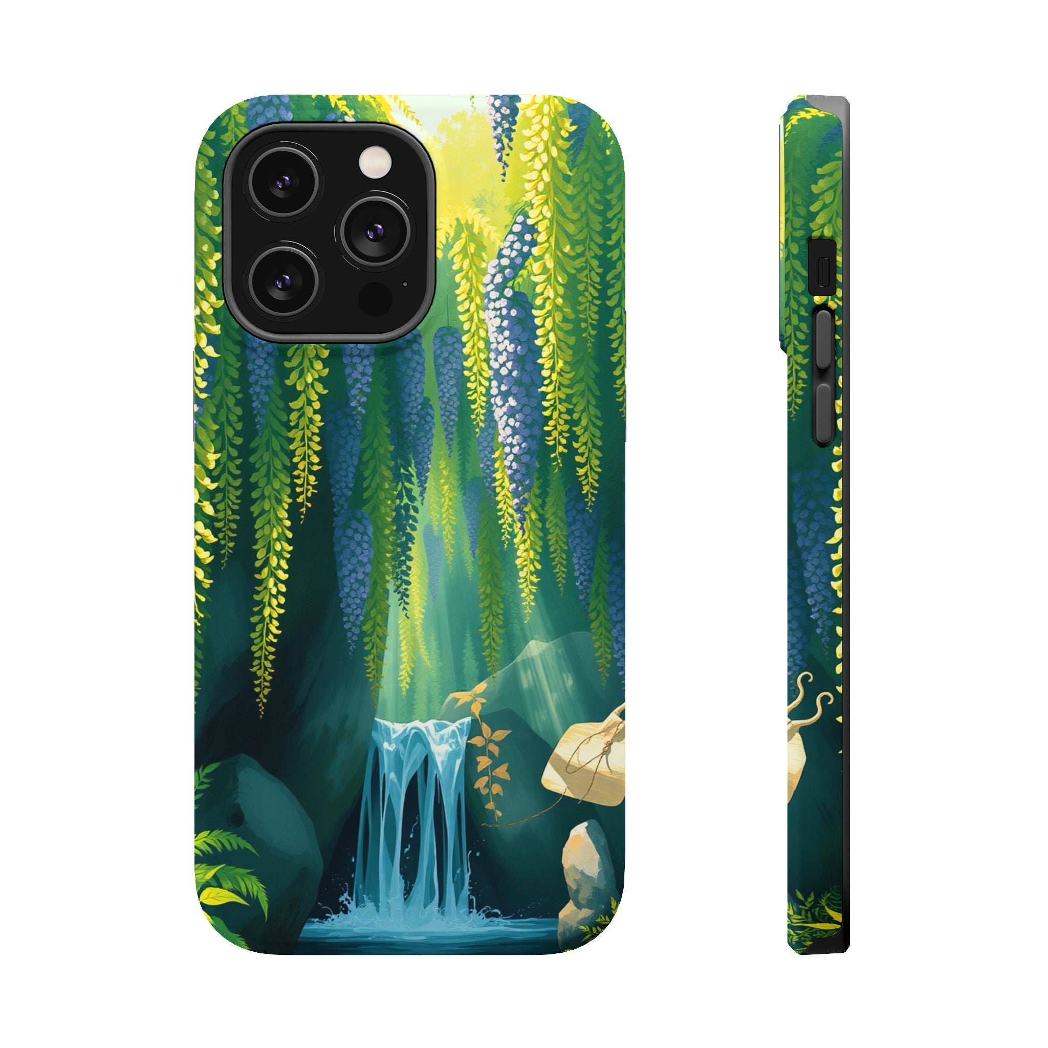 iPhone Wisteria Cascade Mystic Art Bold Modern Everyday Snap Case · iPhone Case