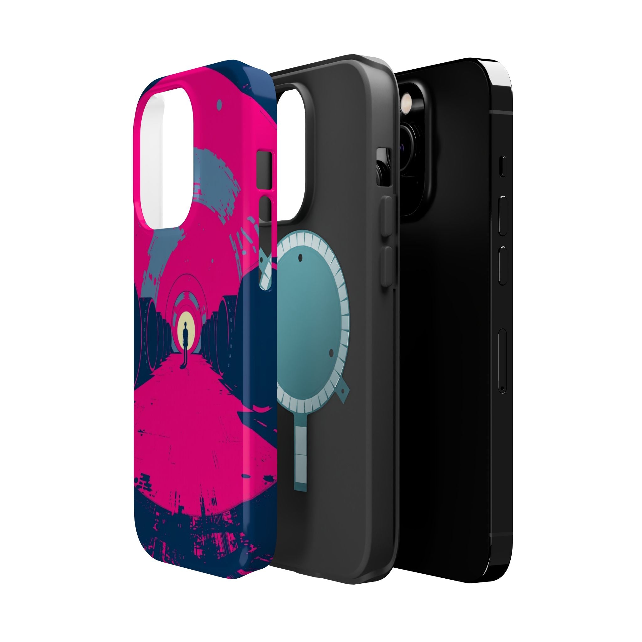 iPhone 1960s Mod Circles Bold Art Bold Modern Everyday Snap Case · iPhone Case