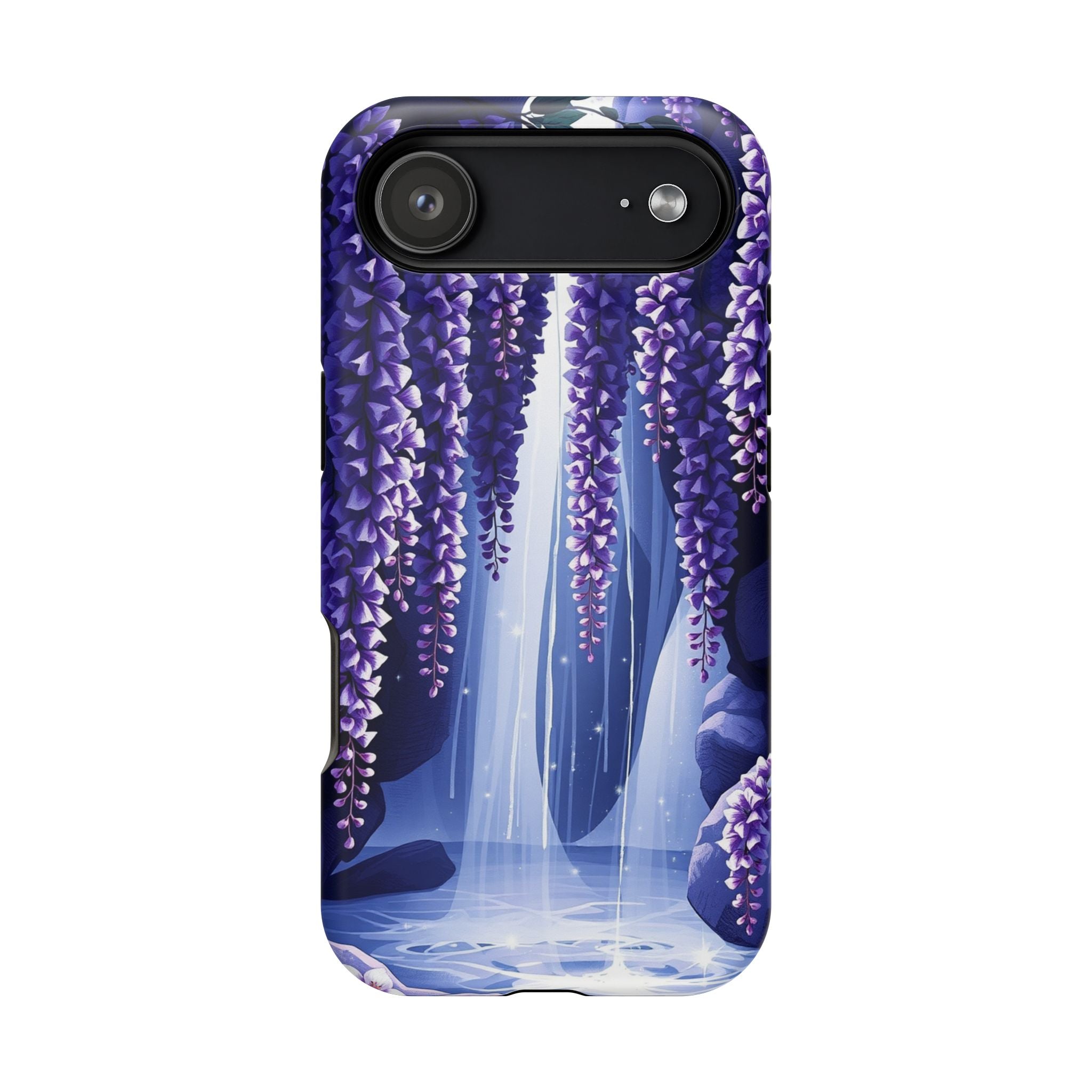 iPhone Wisteria Cascade Serene Design Slim Snap Case Ga · iPhone Case