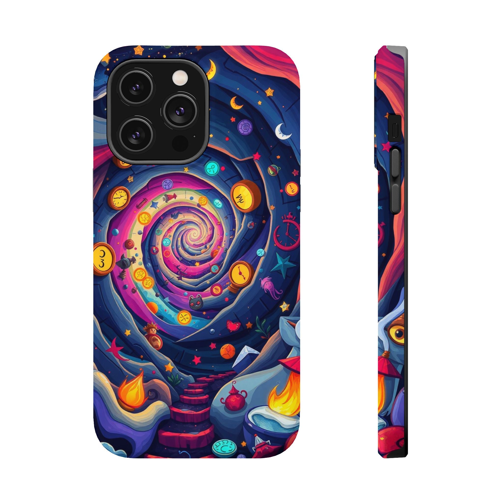 iPhone Time Portal Swirl Kids Fun iPhone Phone Case Gift Clean Minimal · iPhone