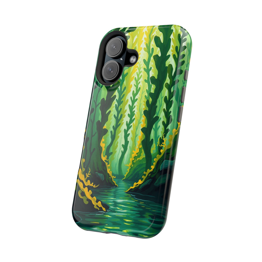 iPhone Kelp Forest Oil Painting Impressionist Slim iPhone Everyday · iPhone Case