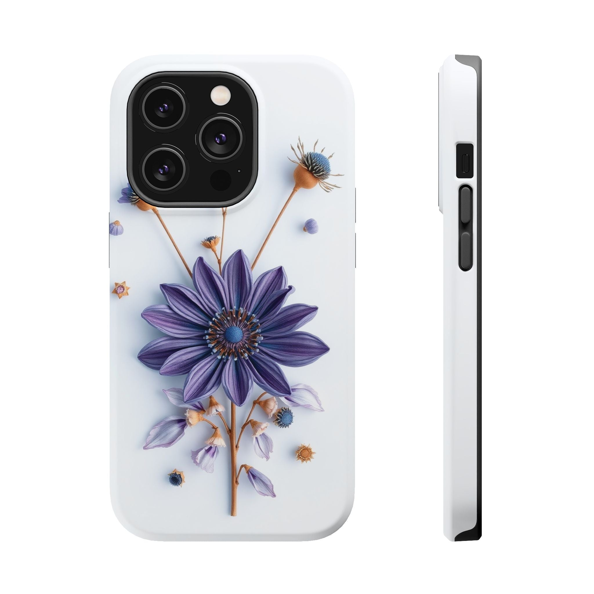 iPhone Dried Flower Flat Lay Pastel Kawaii Slim iPhone Everyday · iPhone Case