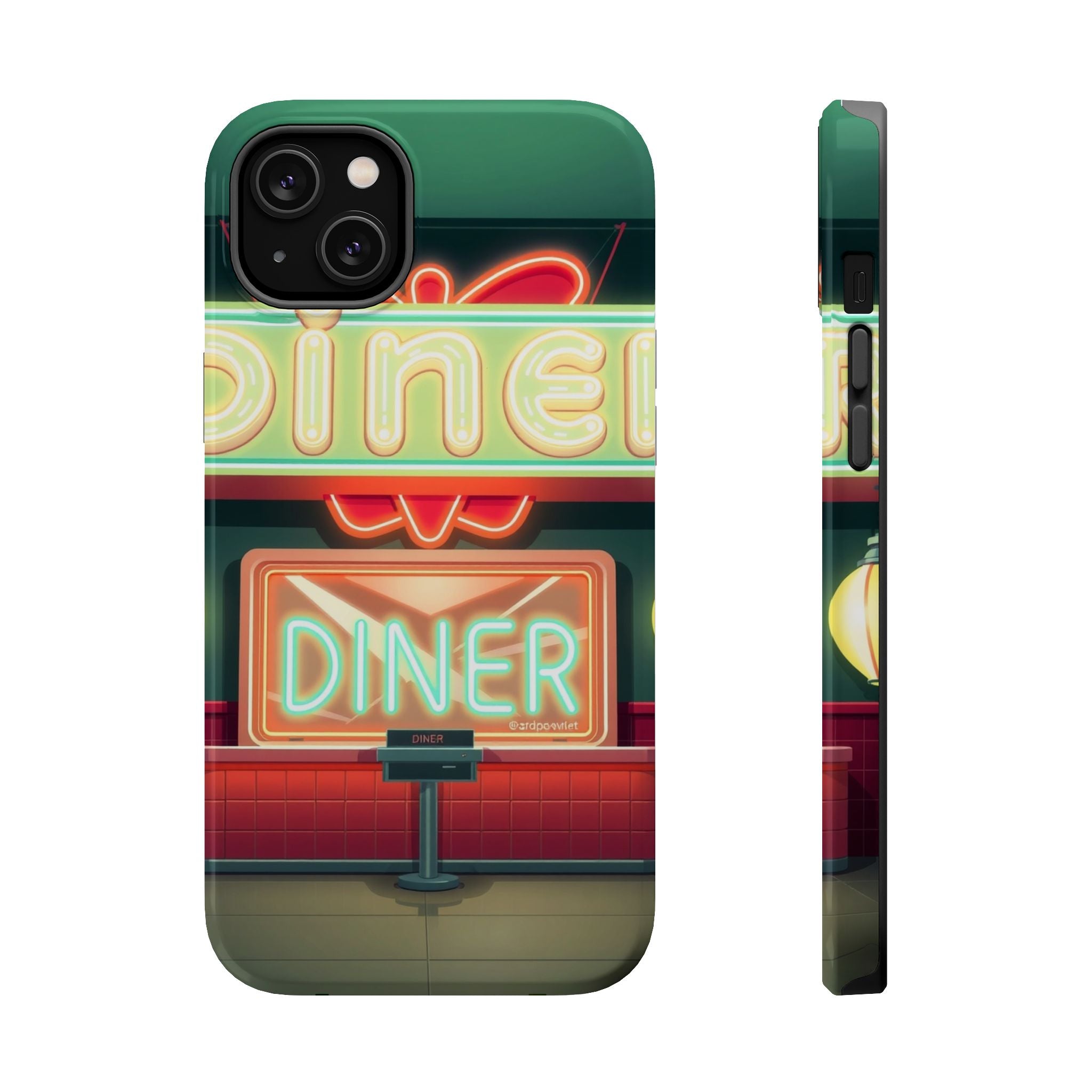 iPhone Neon Diner Sign Mystic Art Bold Modern Everyday Snap Case · iPhone Case